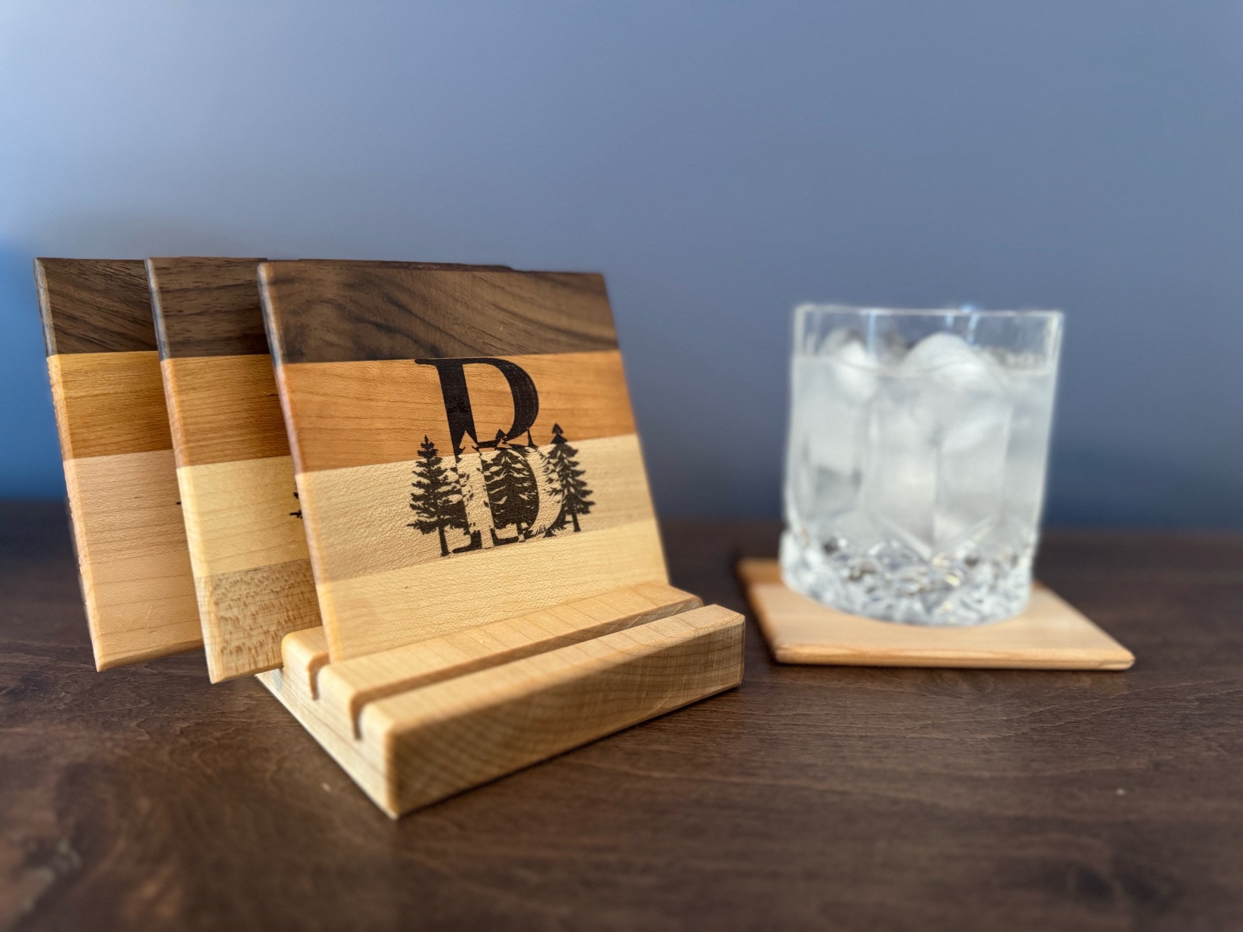 Personalized Gradient Coasters (Set of 4)