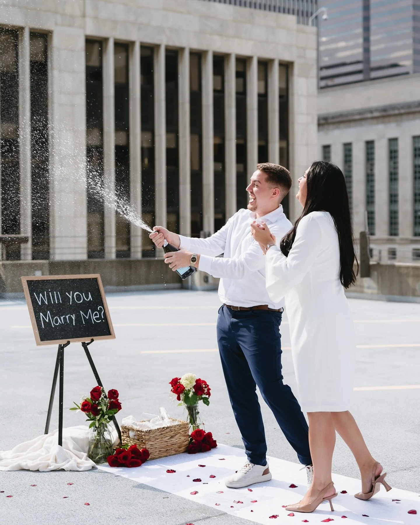 Congrats to the future Mr & Mrs!!!!! π
Dominic pulled off a perfect proposal yesterday, and of course Ashley said yes! So happy for these cuties!! π€