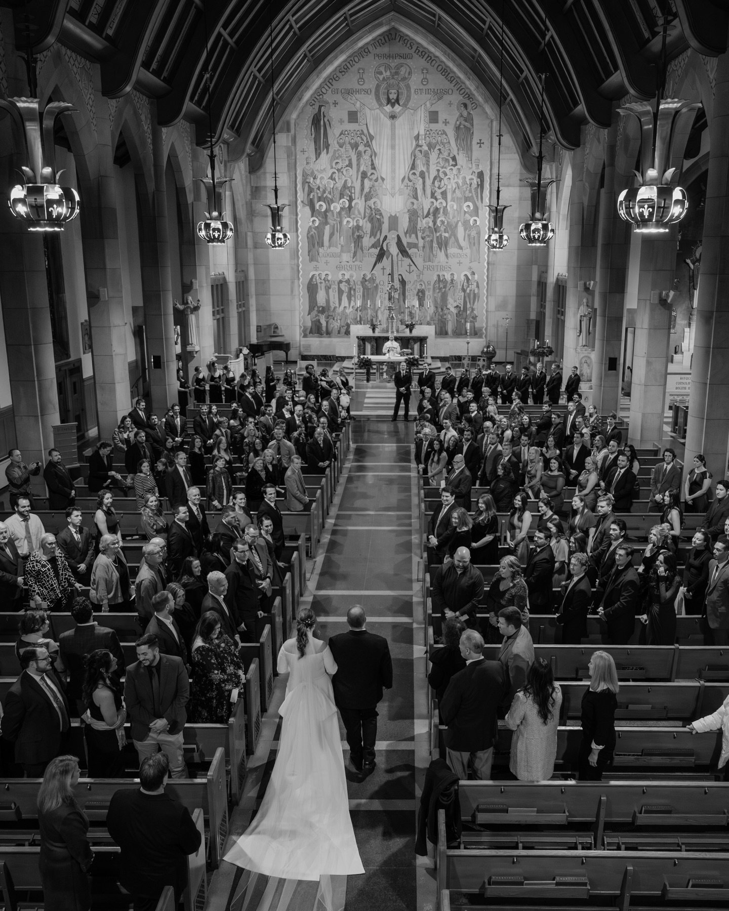 A perfect winter wedding day filled with so much love and joy. Congrats Annie &amp; Brian!!! ❤️🎄🥂

Photo: @meganstottsphoto 
Video: @jakeraymanvideoproductions 
Venue: @thegrandehall 
DJ: @legacyeventgroup 
Florals: @woodfloralstudio 
Catering: @ri