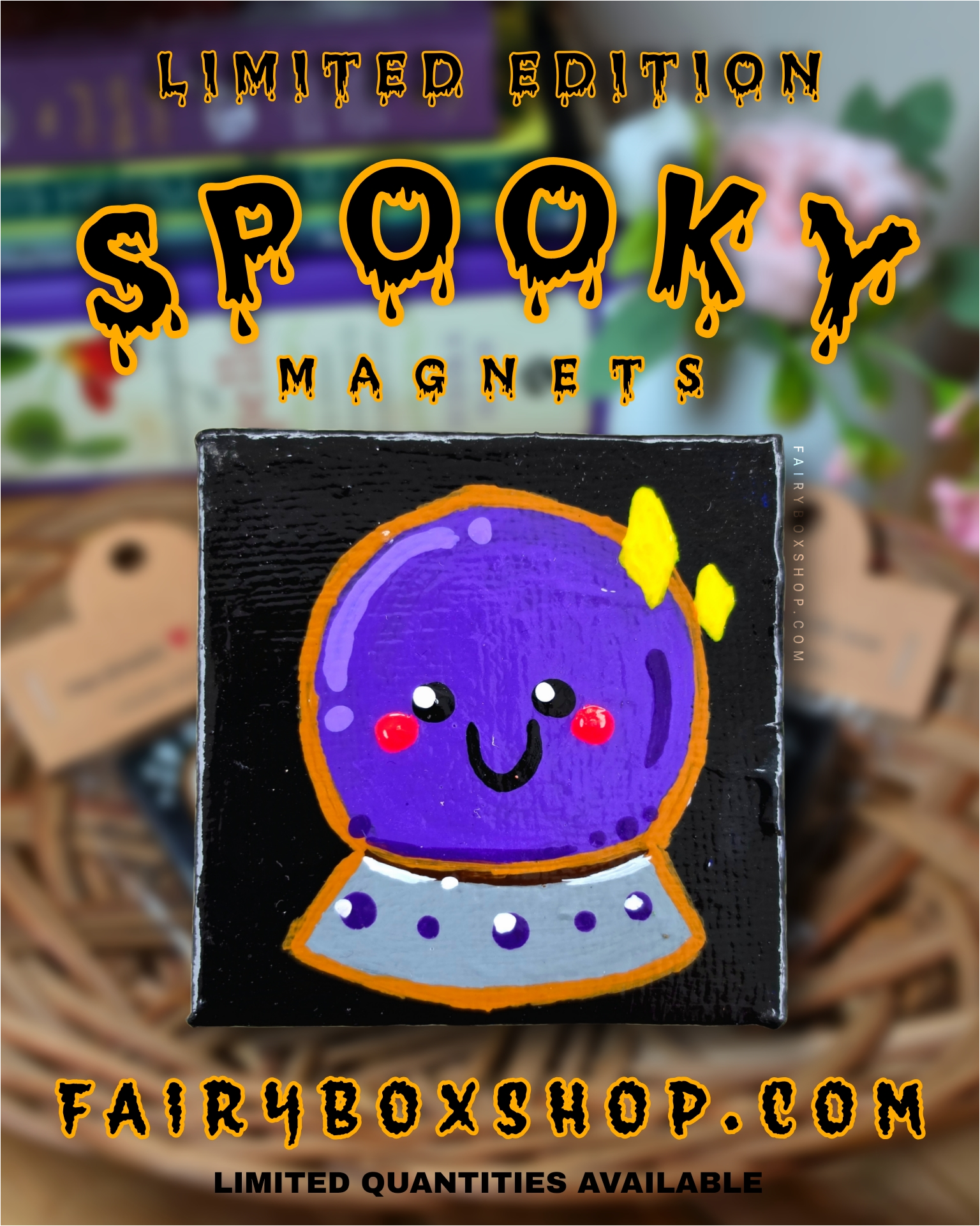 LIMITED EDITION | Crystal Ball Halloween Magnet