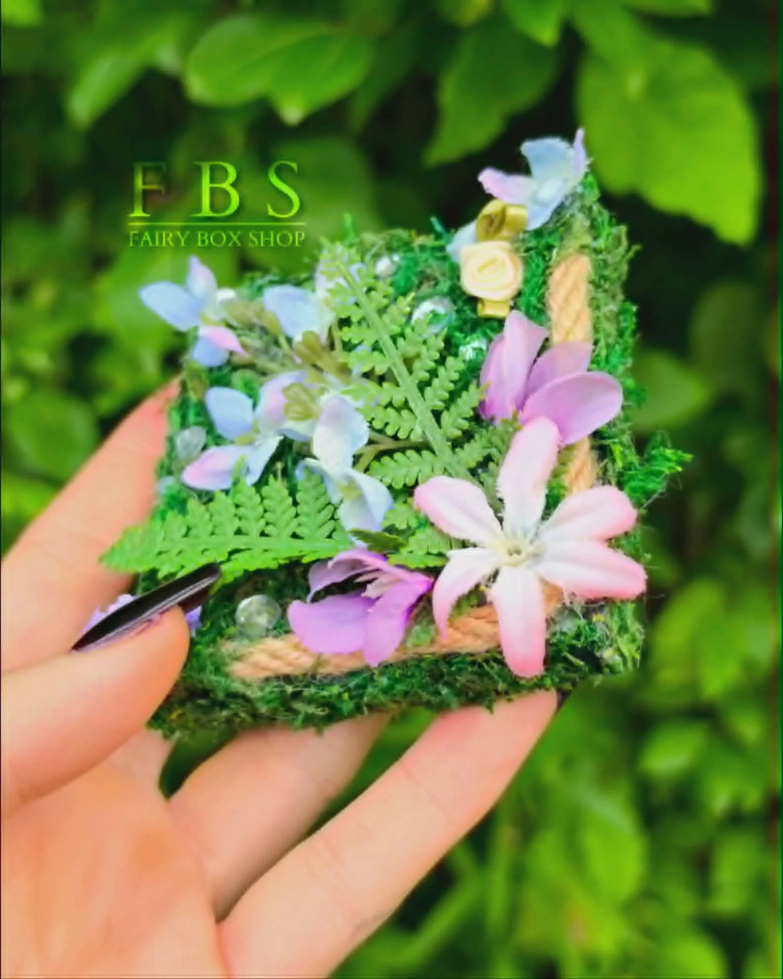 New! Enchanted Grove | Fairycore Handmade Canvas Magnet