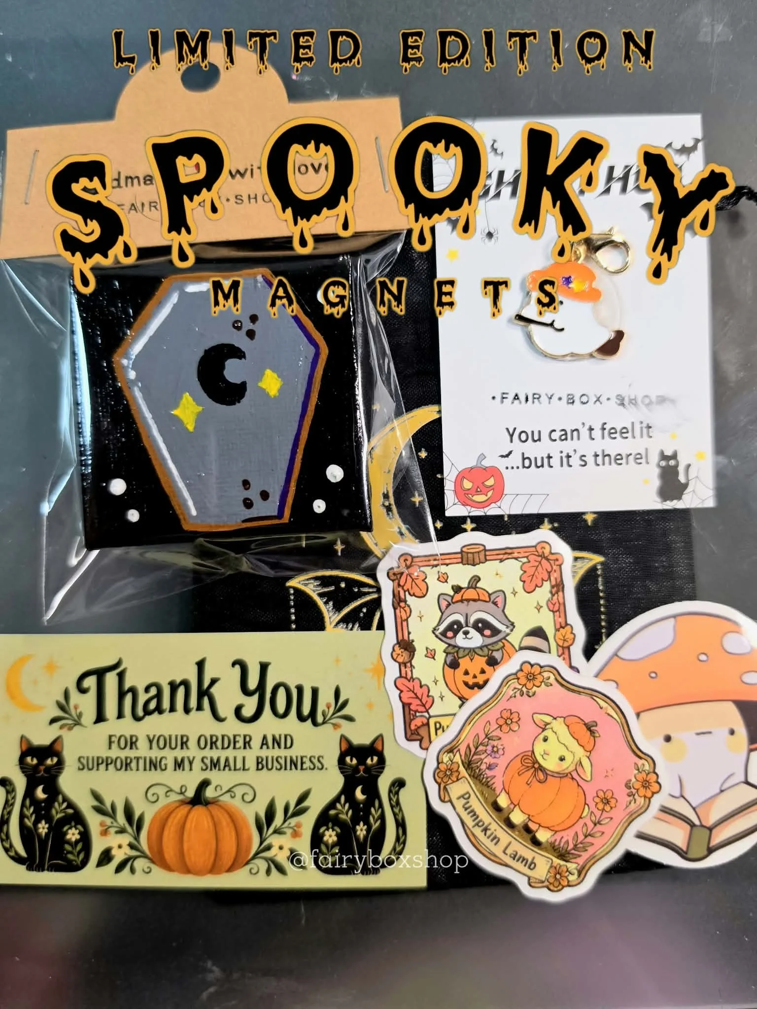 LIMITED EDITION | Haunted Coffin Halloween Magnet