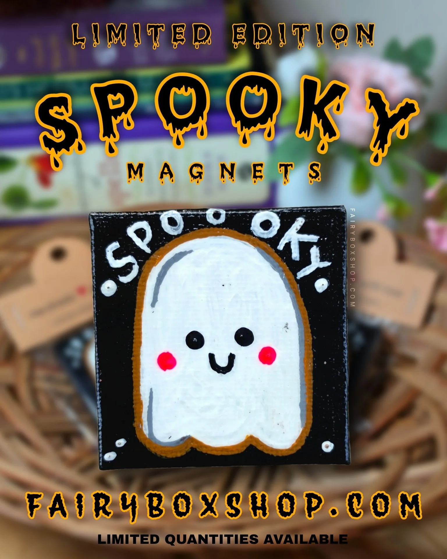 LIMITED EDITION | Spooky Ghost Halloween Magnet