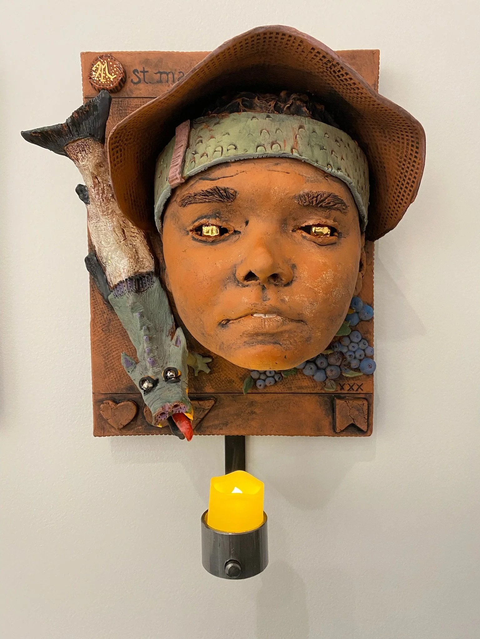 St. Martha:
Patron Saint of Cooks and Domestic Workers (Israeli 5-68) She is Lazarus and Mary Magdalene. She tamed a monster that was half fish that was terrorizing the population. She was devoted to people and spent her life helping others. 