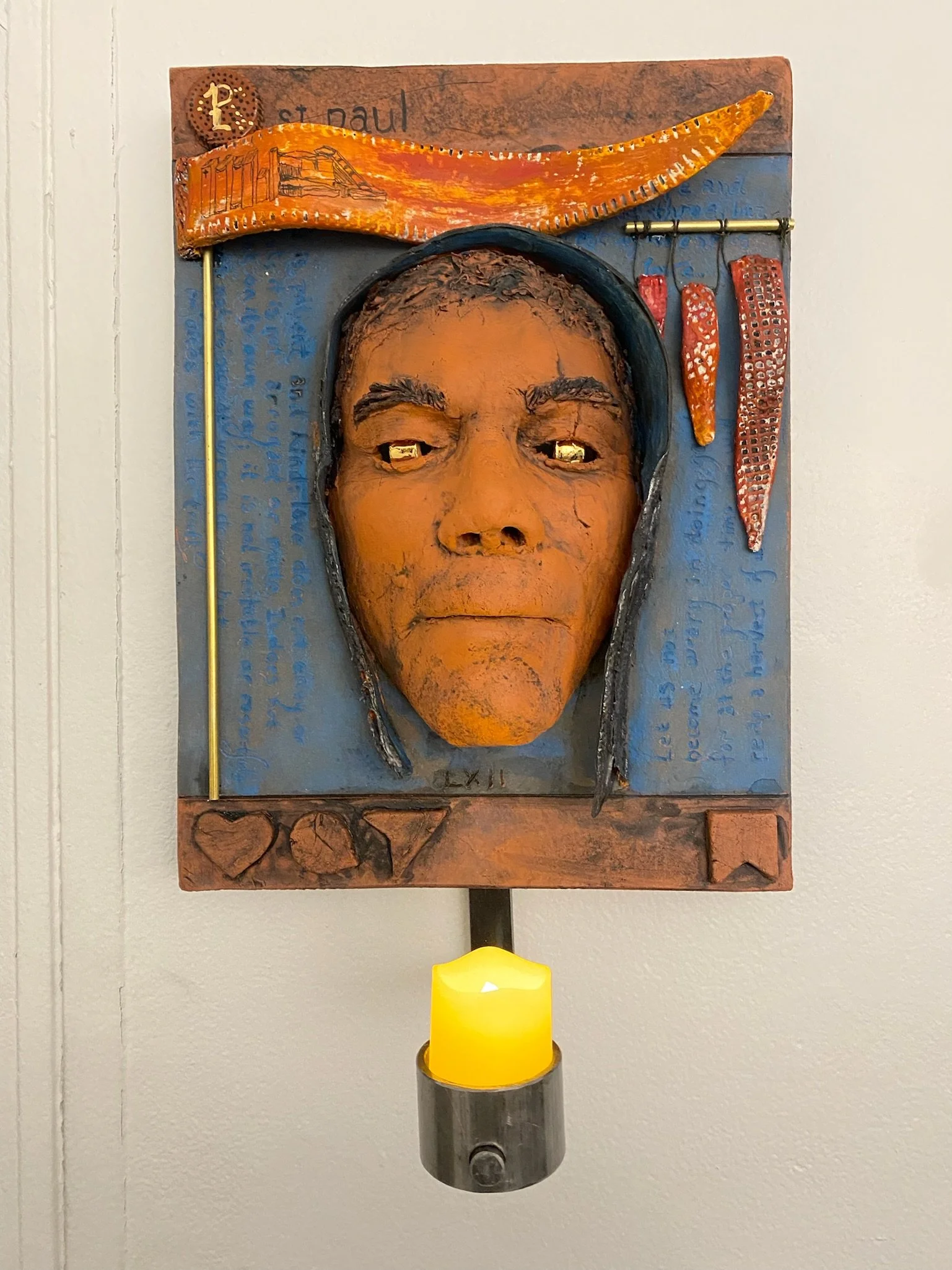 St. Paul: 
Patron Saint of Theologians and Evangelists (Syrian 4 BCE-62) He wrote about 40% of the New Testament. He made his living as an itinerant tent maker. He would travel from town to town preaching to people. He famously wrote, "Love is patien