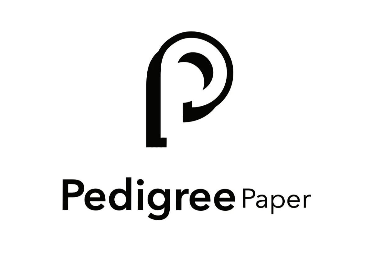 Here is the final Logo for the Pedigree Paper Re-Brand.