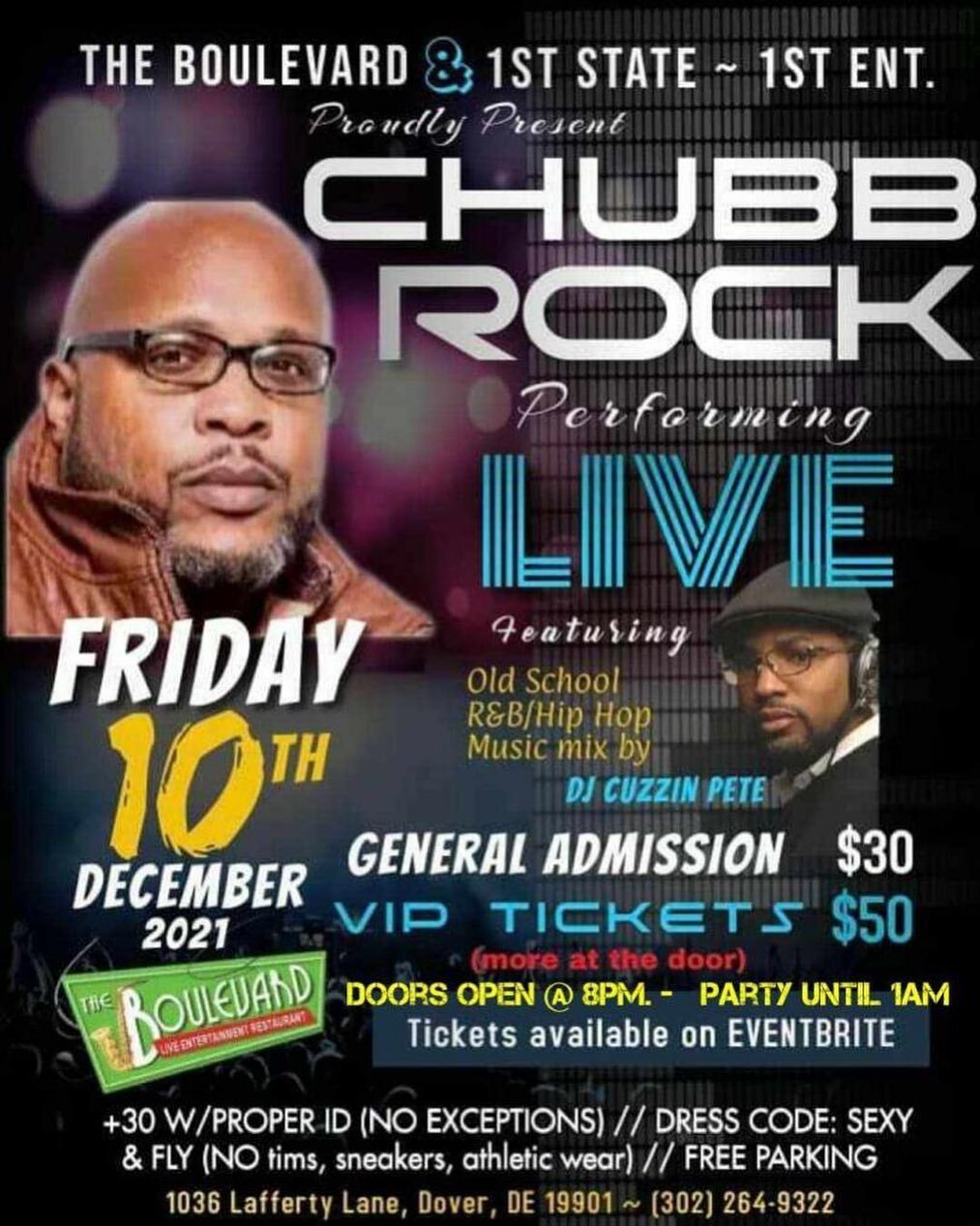 Delaware is next-as we bring that classic hip-hop to the city come hang out with your boy Chubbster we always have a good time in Joe Biden&lsquo;s hometown #classichiphop #goldenerahiphop #delaware #chubbrock #treatemright
