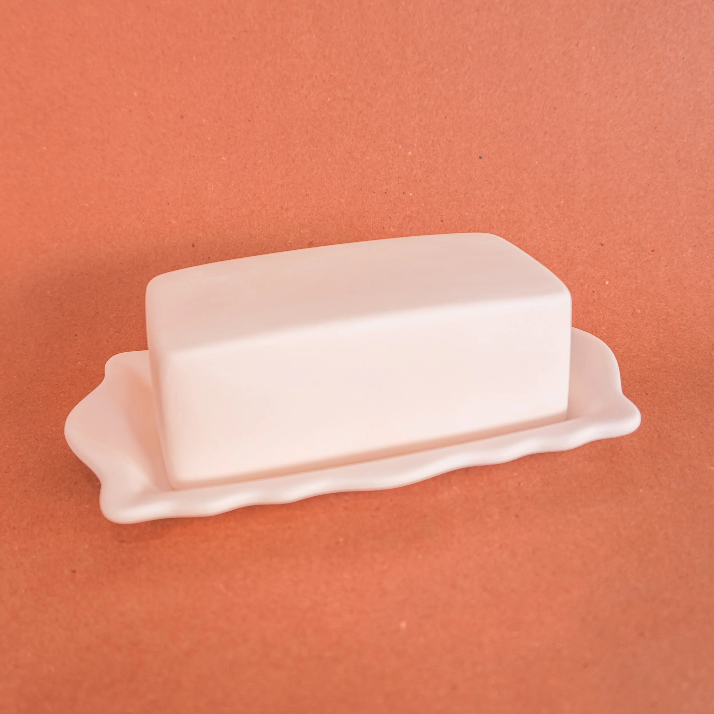 Scallop Plate Butter Dish - $58