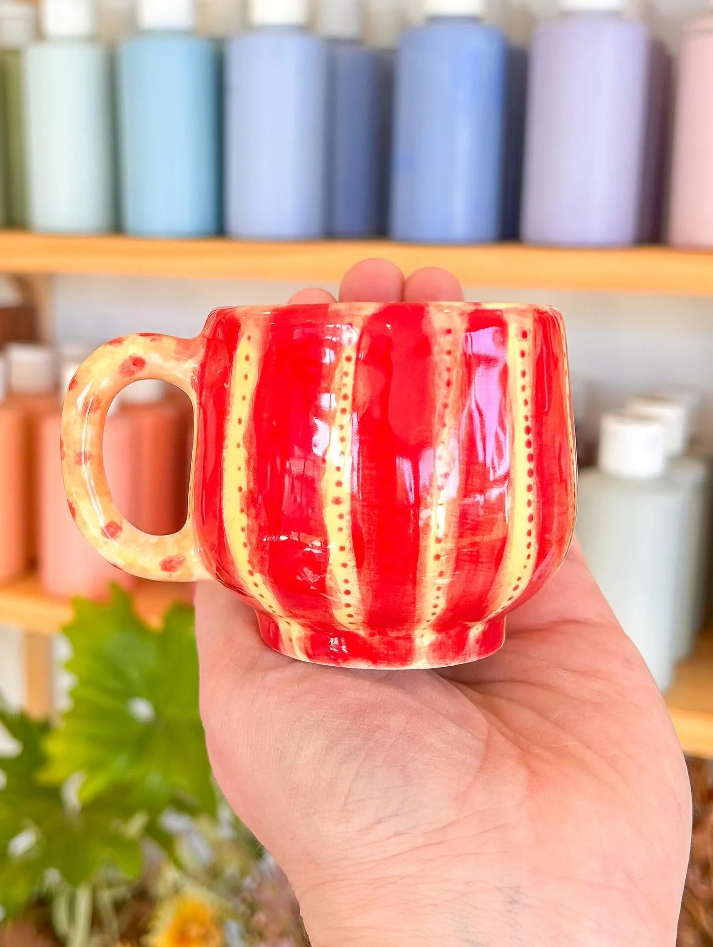 Cute and colourful pieces are coming out the kiln following the recent school holidays! 

It&rsquo;s fun to see similar pieces painted so differently! 

There are only a few spots left in August, book now so you don&rsquo;t miss out or join us in Sep