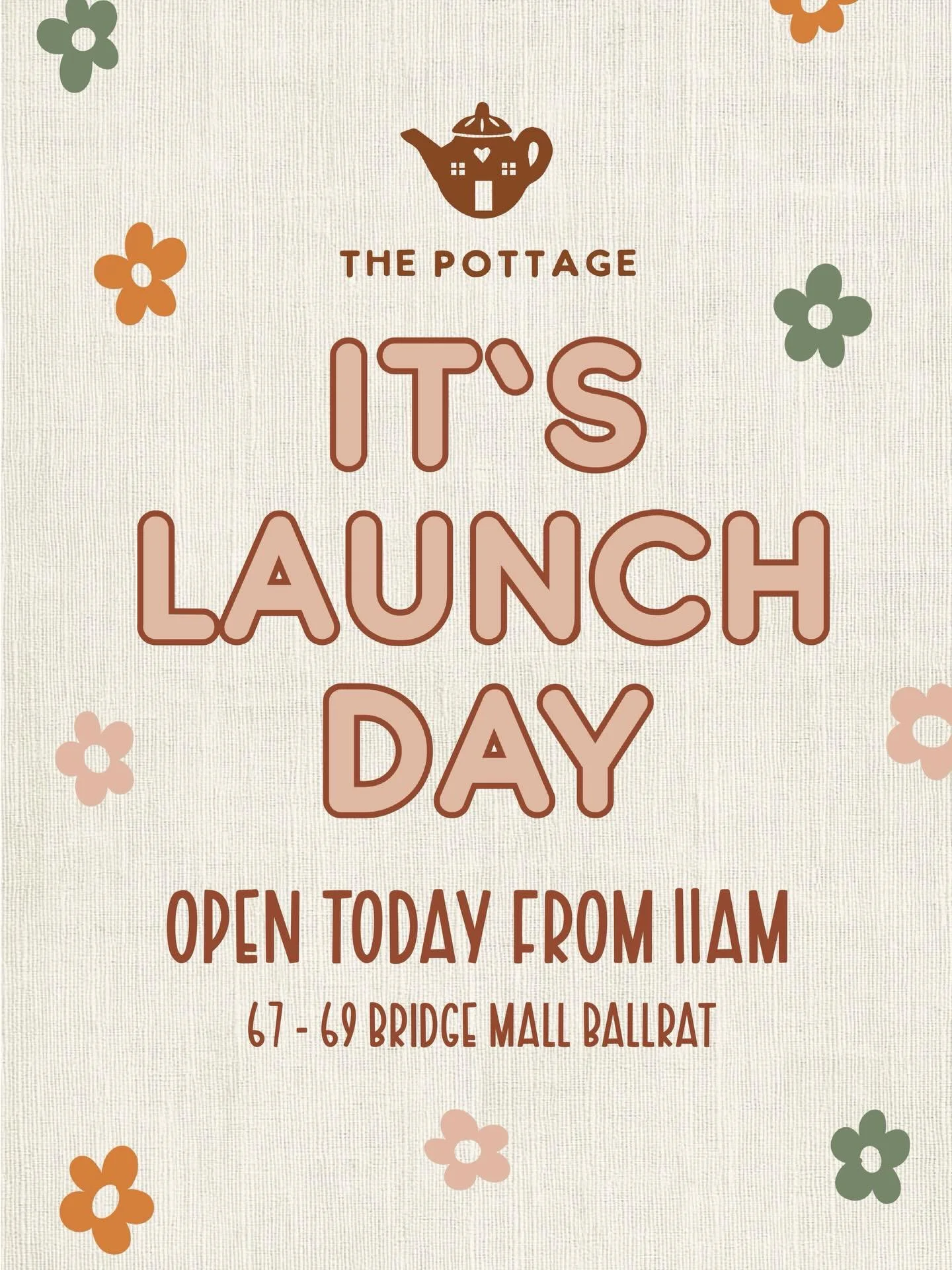 Launch Day is here!!

Come along and have a go at wheel throwing, pottery painting and check out our new space! We will also have two local potters demonstrating their craft through the day! 

Goodie bags and prizes throughout! Come along from 11am! 