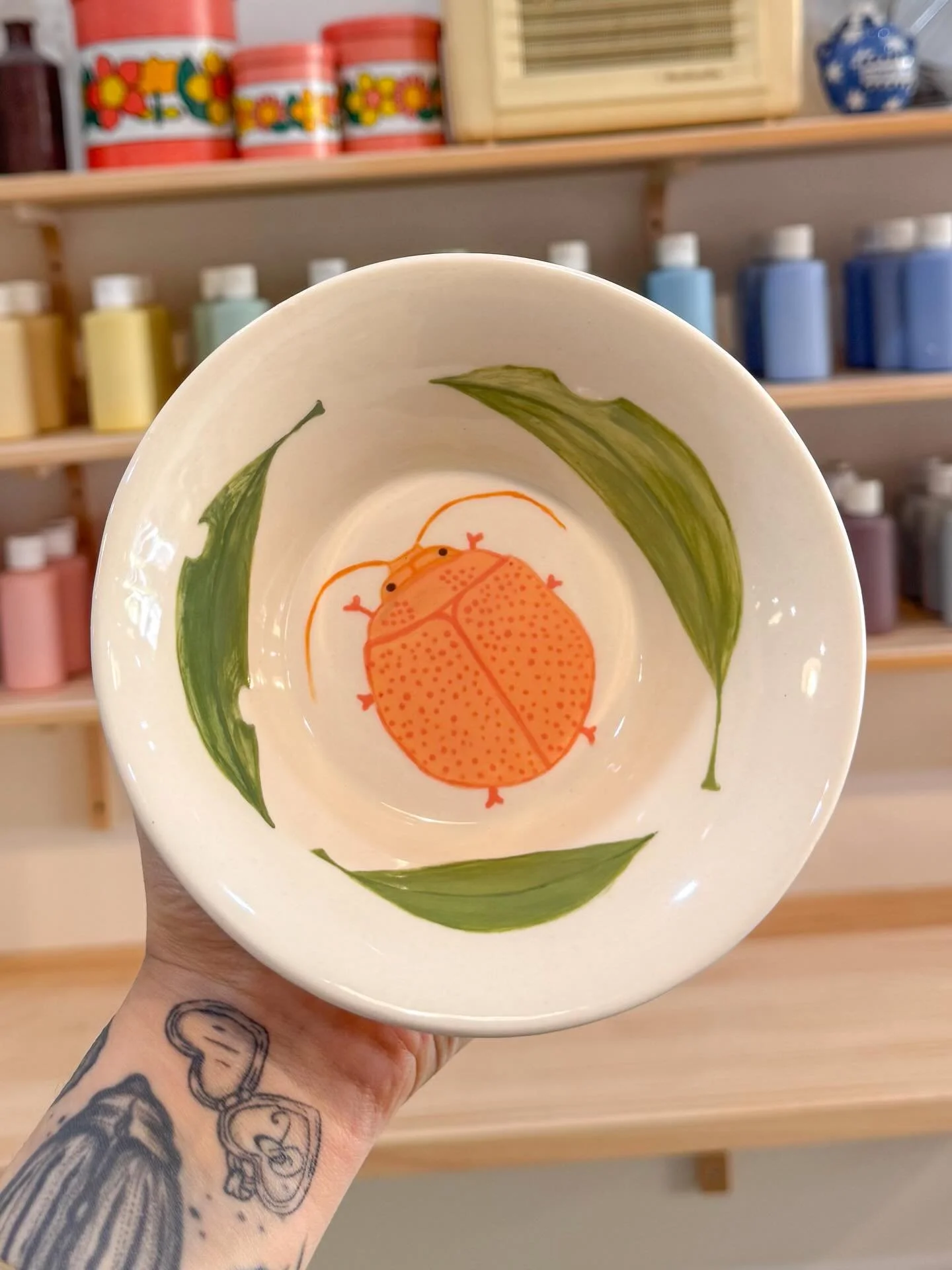 Pieces you&rsquo;ve painted lately at The Pottage ✨

The greens, reds and orange tones have us feeling super autumnal in the best way!