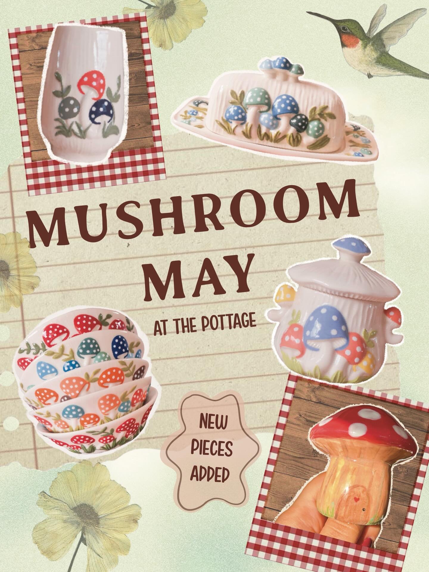 Mushroom May 🍄

Your fave collection is back just in time for May. This year we have an extended selection of Mushroom pieces including some larger sized items. 

We have limited tickets remaining for May sessions, so we recommend booking your sessi