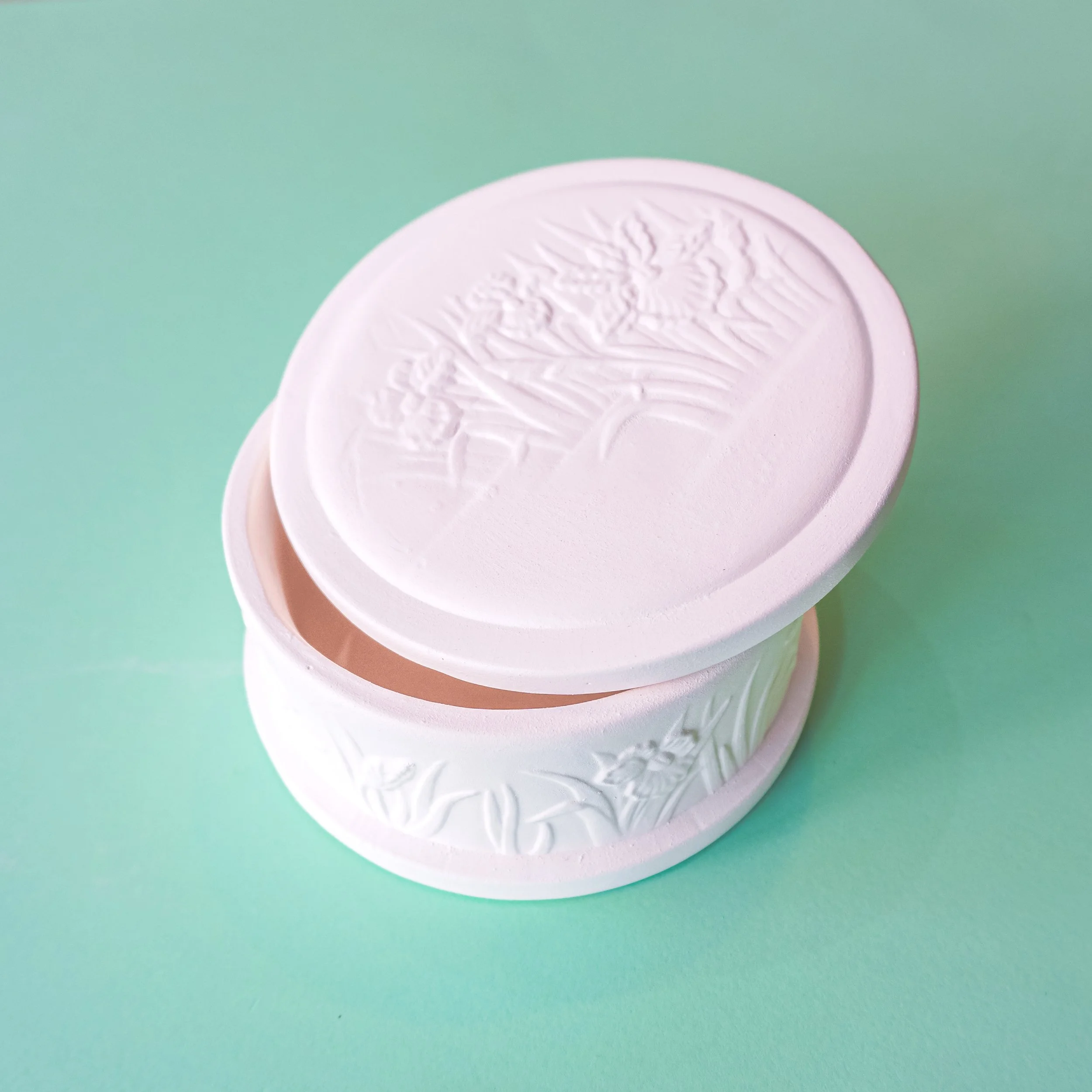 Iris Tin Jar - $28