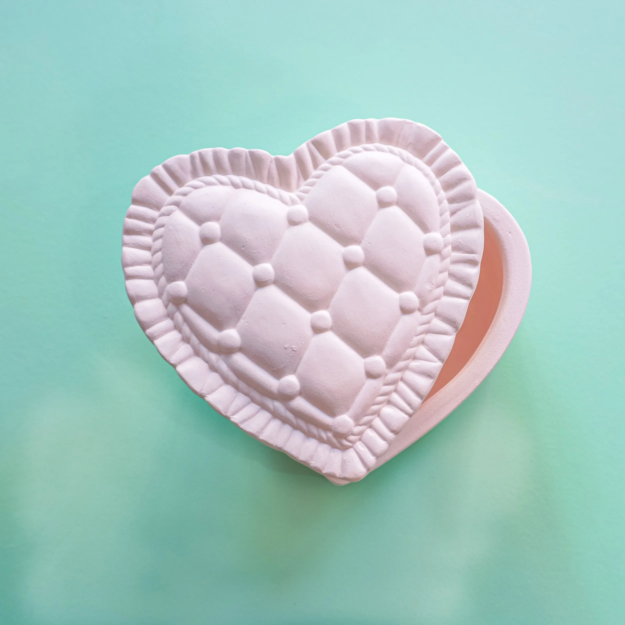 Cushion Heart Jar - $38