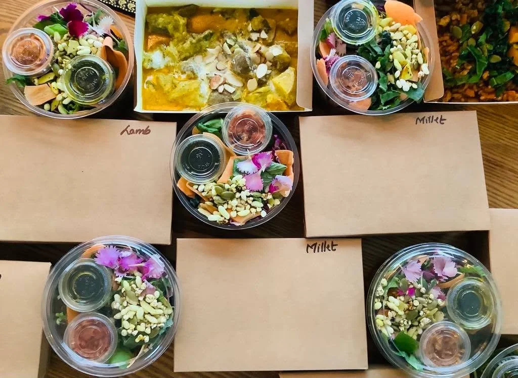 We&rsquo;re so happy to be opening our WellFed meals again.......

After a longer-than-expected pause while G recovered from right thumb surgery, G has created a beautiful new seasonal menu for us.

This season&rsquo;s menu includes plenty of delicio