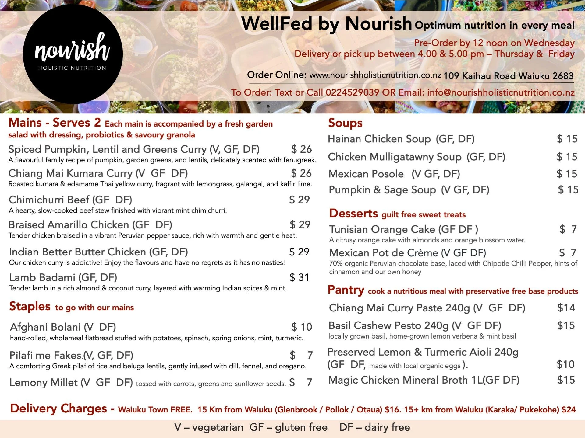 If you've been meaning to order your WellFed meals, this is your gentle nudge.

✔️ Real food
✔️ Made from scratch
✔️ Ready when you need it

Orders for this week close tomorrow. Don't miss out!