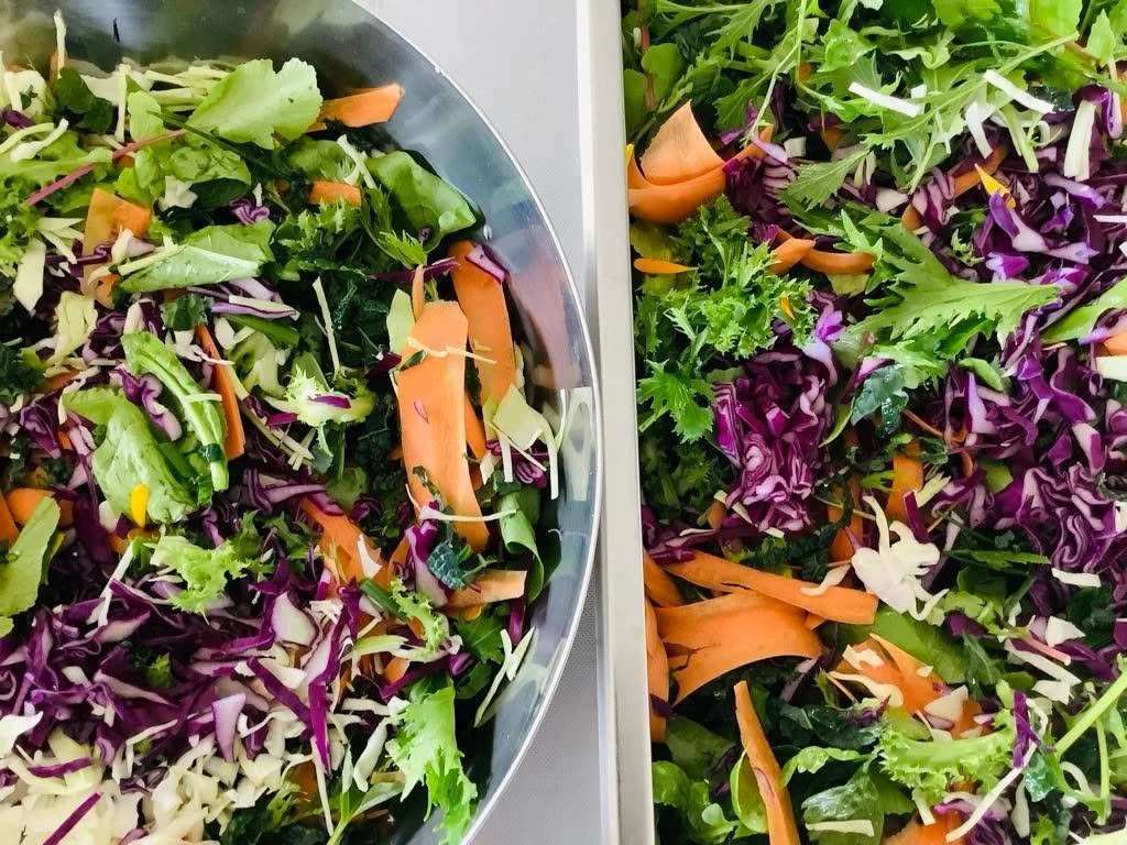 Fresh, colourful, and packed with goodness.......

Every WellFed Mains order comes with a generous side salad, freshly prepared and loaded with a variety of vibrant ingredients. Paired with our fresh house dressing and house fermented sauerkraut, you