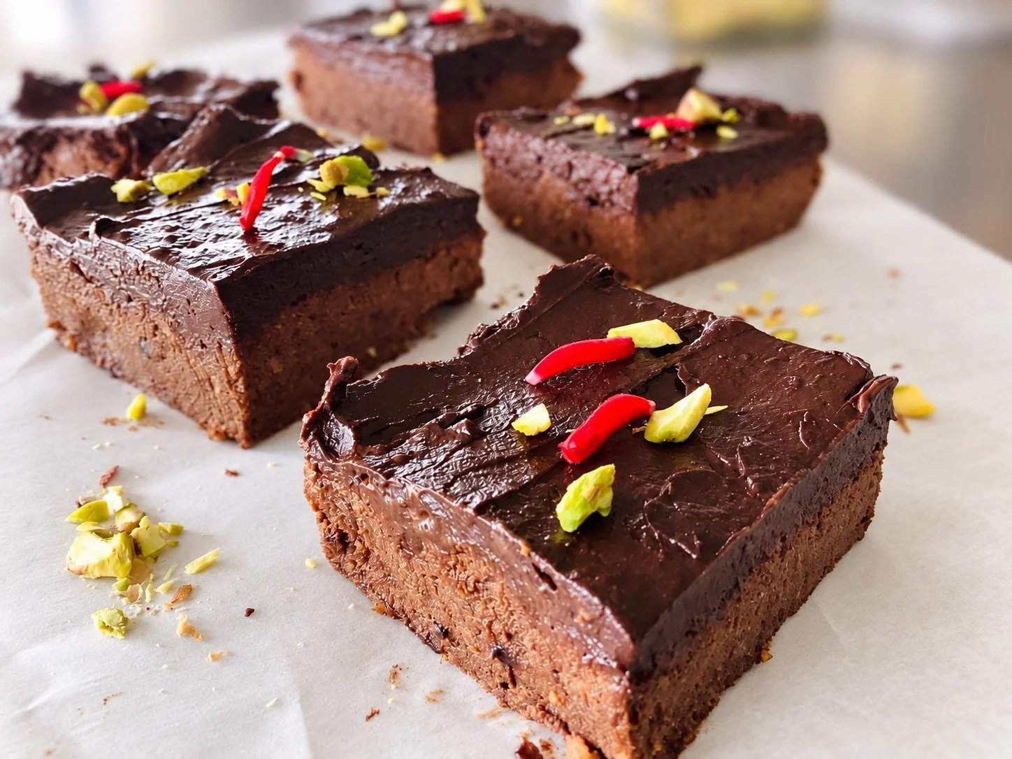 Chocolate brownie trials are underway for 𝗢𝘂𝗿 𝗛𝗲𝗮𝗹𝗶𝗻𝗴 𝗧𝗮𝗯𝗹𝗲&hellip; no bake - rich, fudgy and naturally sweetened with dates, these cacao brownies are gluten-free, dairy-free and egg-free (has nuts). They&rsquo;re a delicious example o