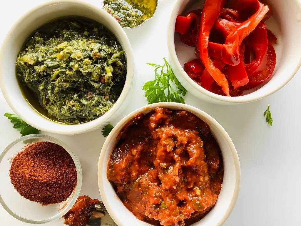 When a recipe trial lives up to G&rsquo;s expectations, we know it has earned its place at 𝗢𝘂𝗿 𝗛𝗲𝗮𝗹𝗶𝗻𝗴 𝗧𝗮𝗯𝗹𝗲! 

Our vibrant Chimichurri Rojo will bring colour and depth to the millet, while the fresh herby Salsa Verde will become one o