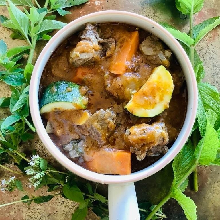 Greek Beef Lemonato (GF DF)