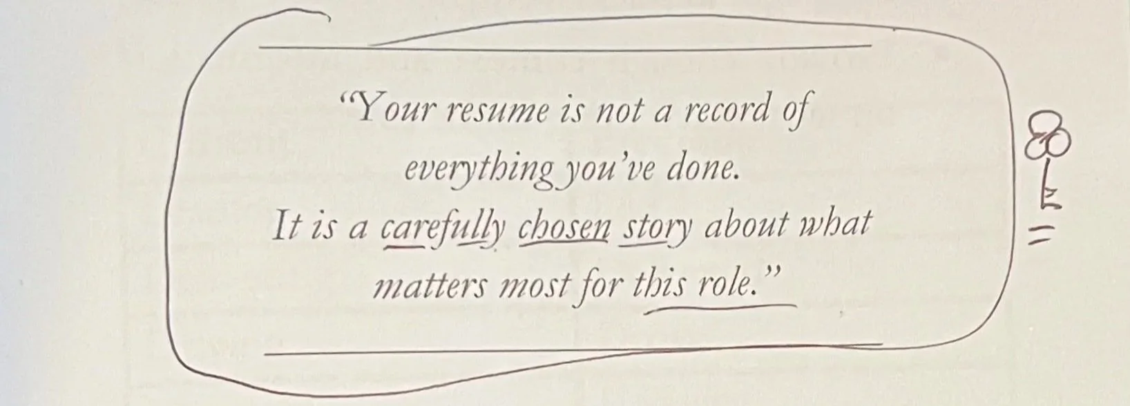 A photo of one of the quotes and important key points, annotated within the Insightful Path copy of the book.