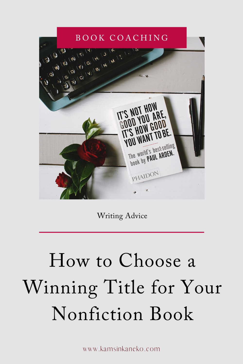 How to Choose a Winning Title for Your Nonfiction Book