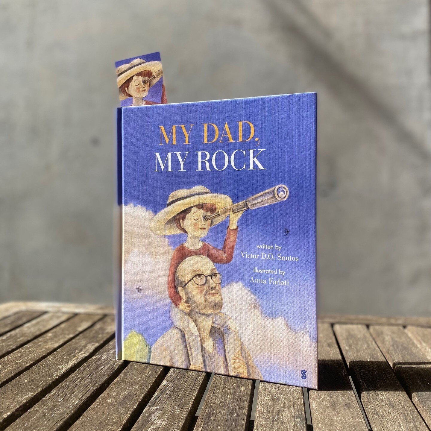 Happy US book birthday to the Scribble edition of MY DAD, MY ROCK! 👨&zwj;👦⁠
⁠
In this heartwarming book, Oliver imagines telling his grandpa about the most important person in his life &mdash; the man who teaches him to live with joy and feel deepl