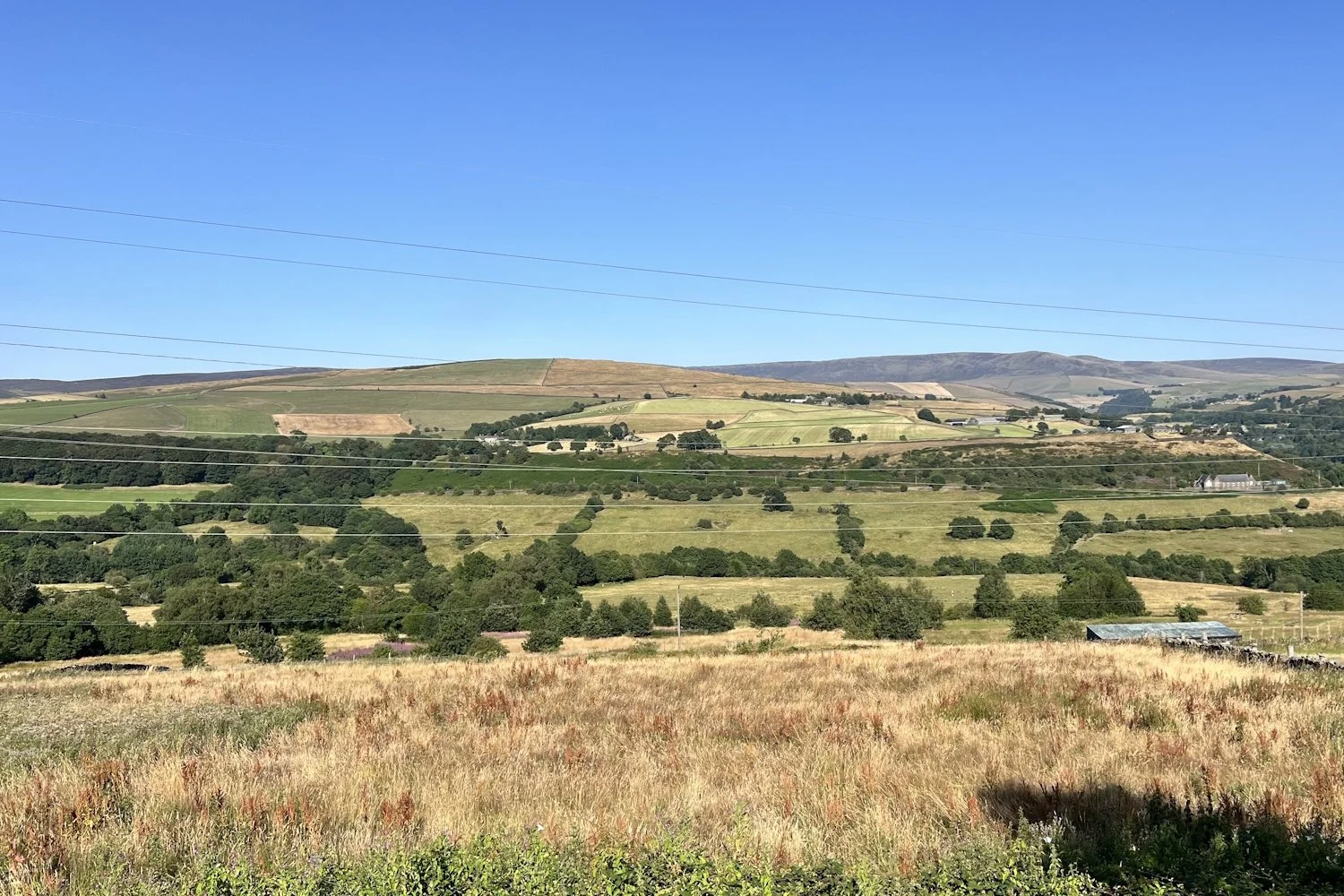 Open countryside views