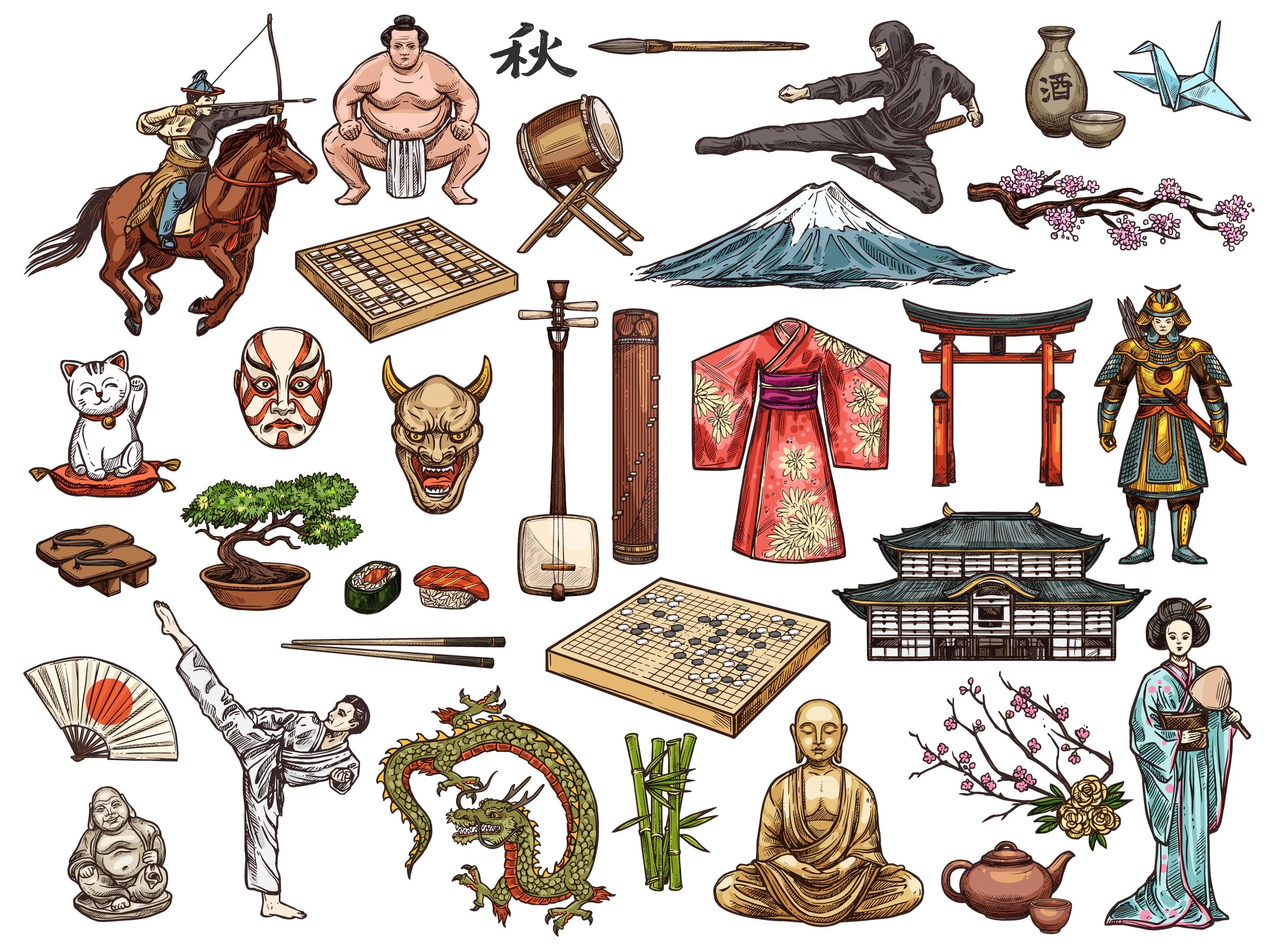 Japan through its Literature and Symbols: The Spectacular, Normative, and Iconic