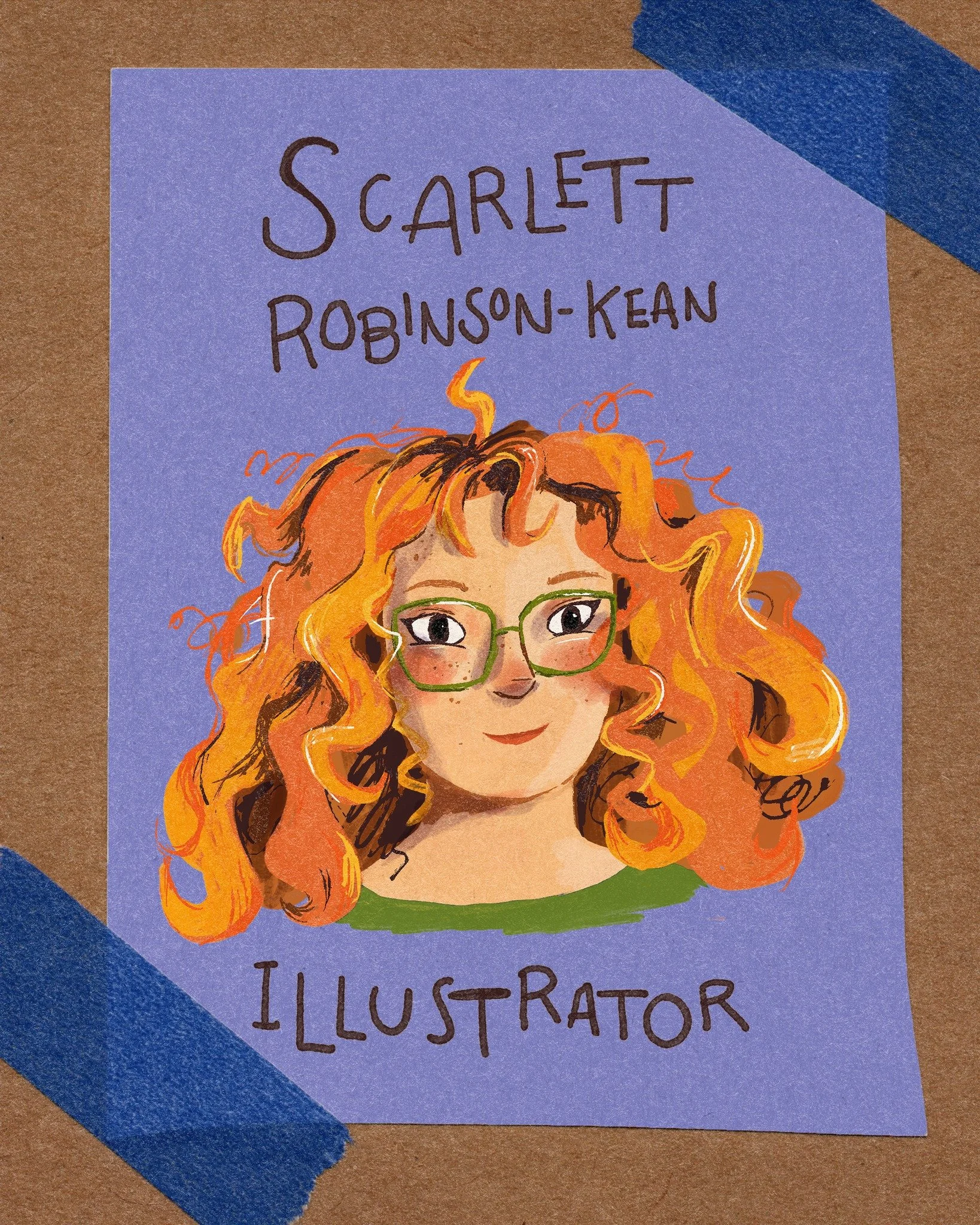 I've been well over due for a rebrand, so here we go!

After churning out new work in October, I've been updating my very neglected portfolio to make it a bit more profesh &ndash; which meant making a fresh new logo. 

The last self portrait I drew w