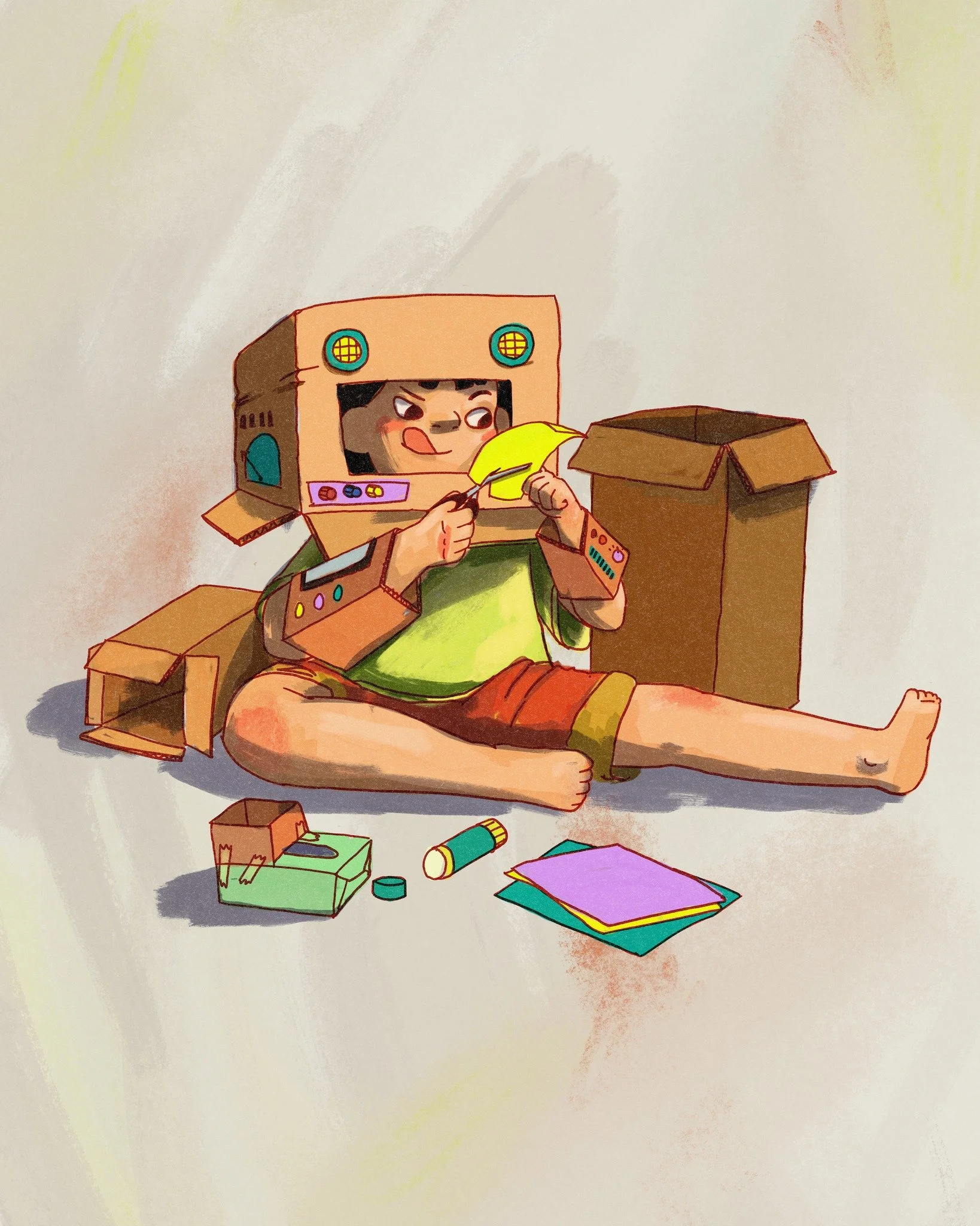 For Debate's Craft issue last year - and a window into my childhood! 
Every Wednesday after school Dad and I would have a crafternoon. Spy watches out of gaffa tape, computers out of LCM bar boxes, skyscrapers out of toothpicks and a dream. And I'm s