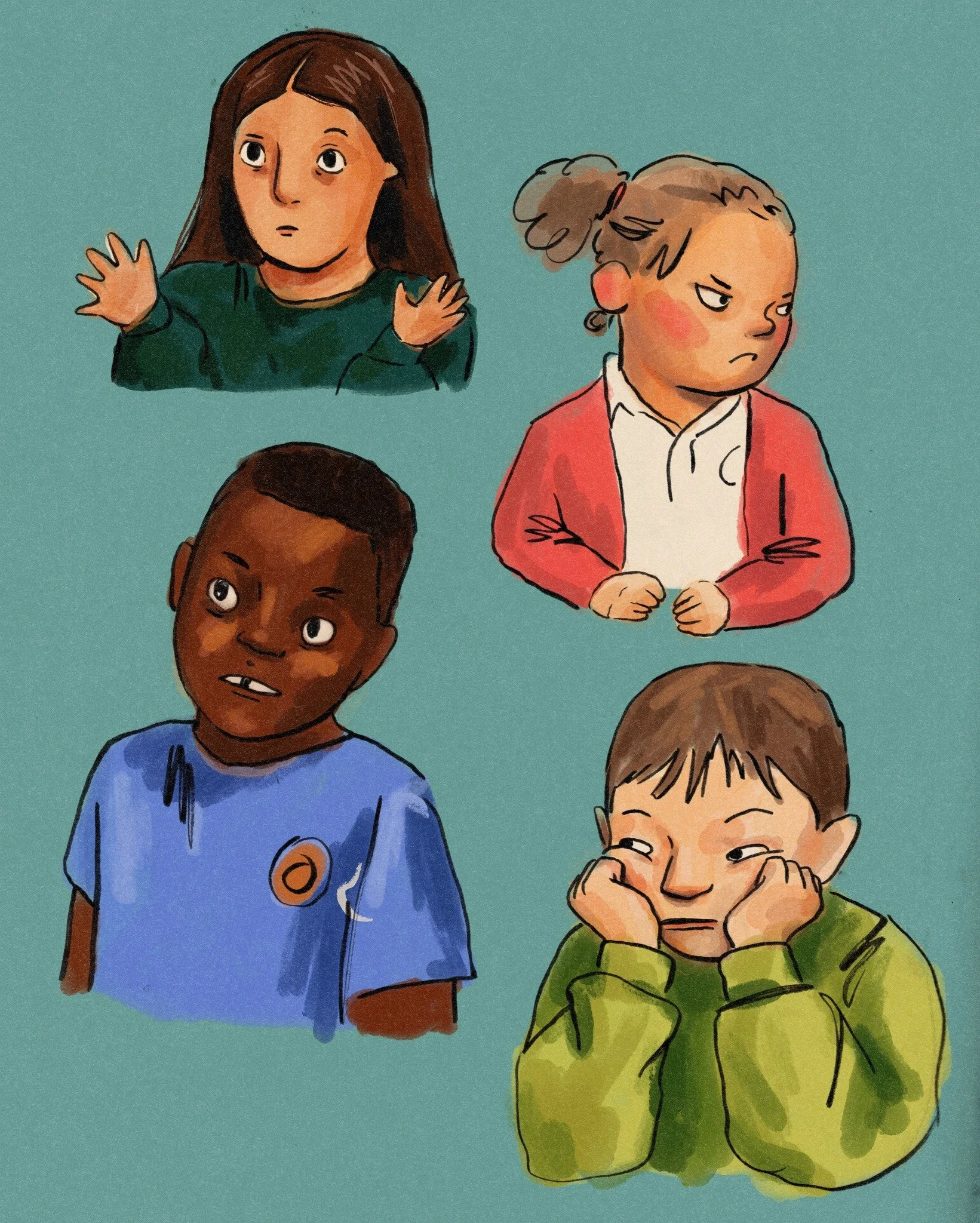 Lots of fun kaupapa growing in the background that I can't share just yet, so here are a few sketchbook studies of some very bored kids - unlike the ones at the @aklwritersfest Pukapuka adventures over the weekend! So many kids absolutely fizzing abo