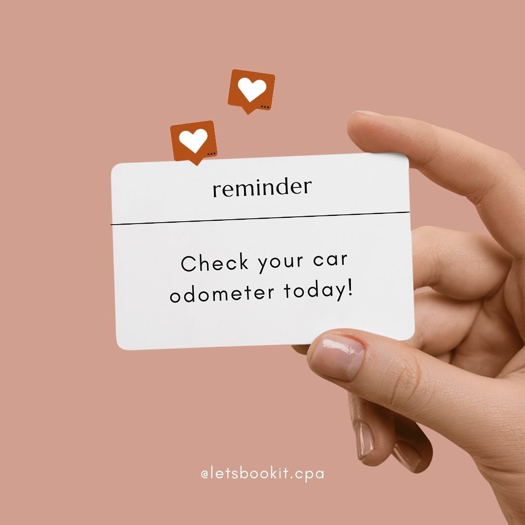 Do you deduct mileage for your business?? 

If yes, today is the day to take a picture or record the mileage on your odometer. In order to deduct mileage on your taxes you need know both the beginning of year and end of year mileage.