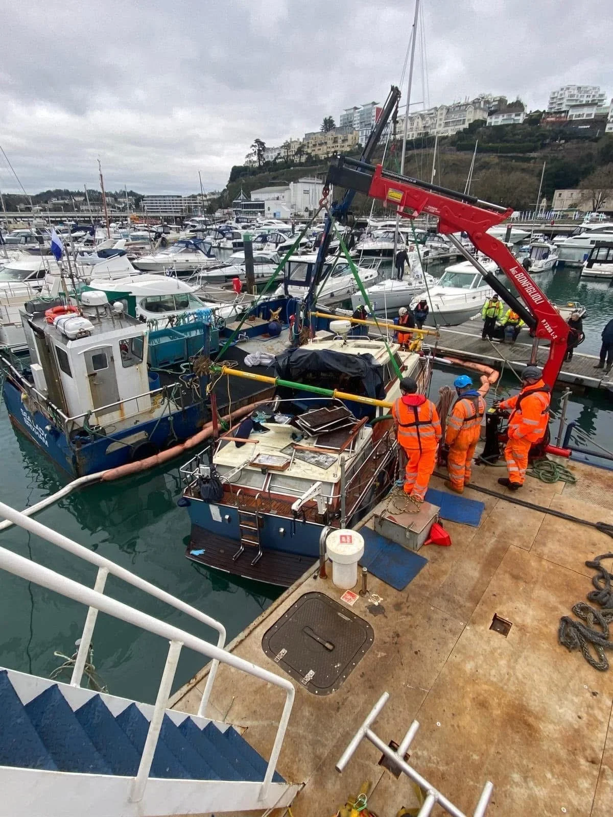 Vessel recovery in Torquay