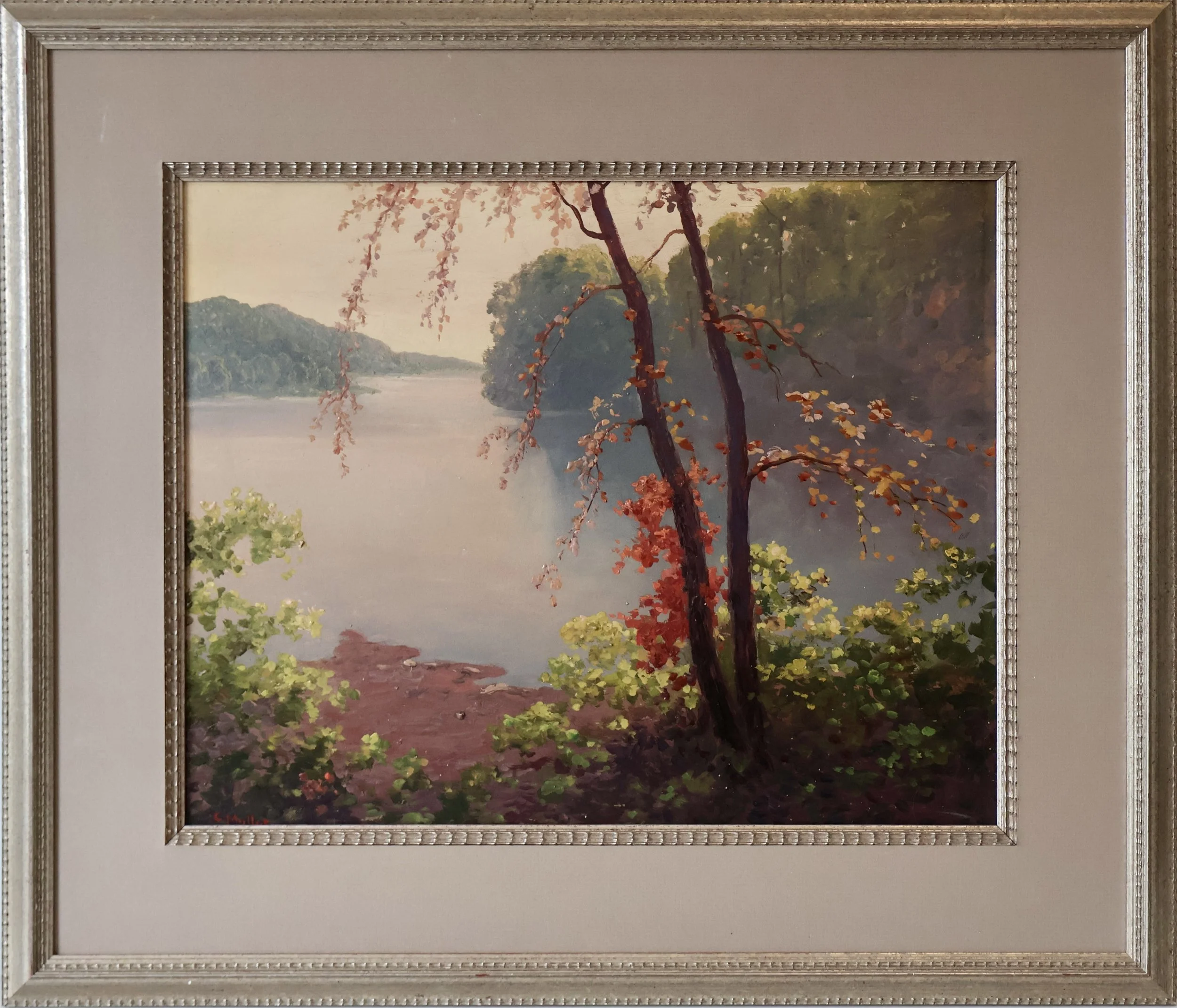 Tonalist Lake Scene
