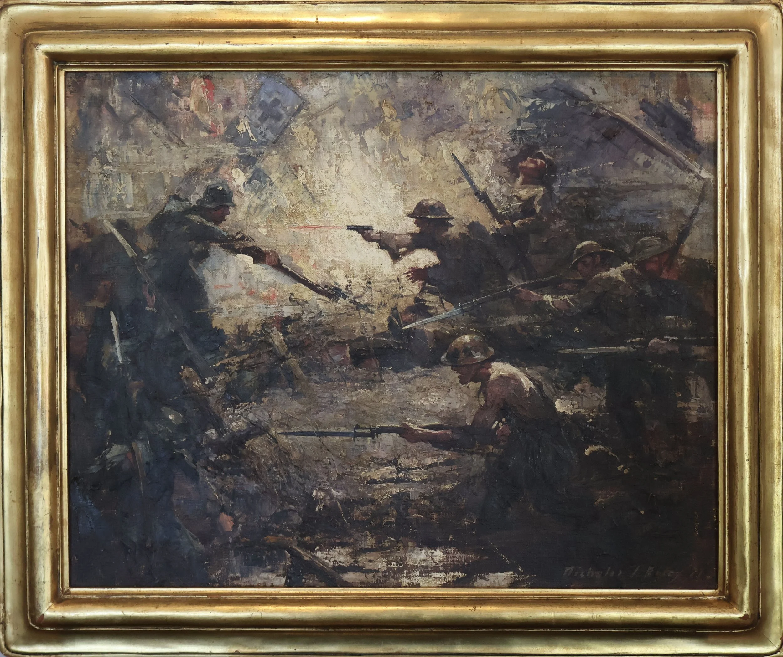 WWI Combat Scene
