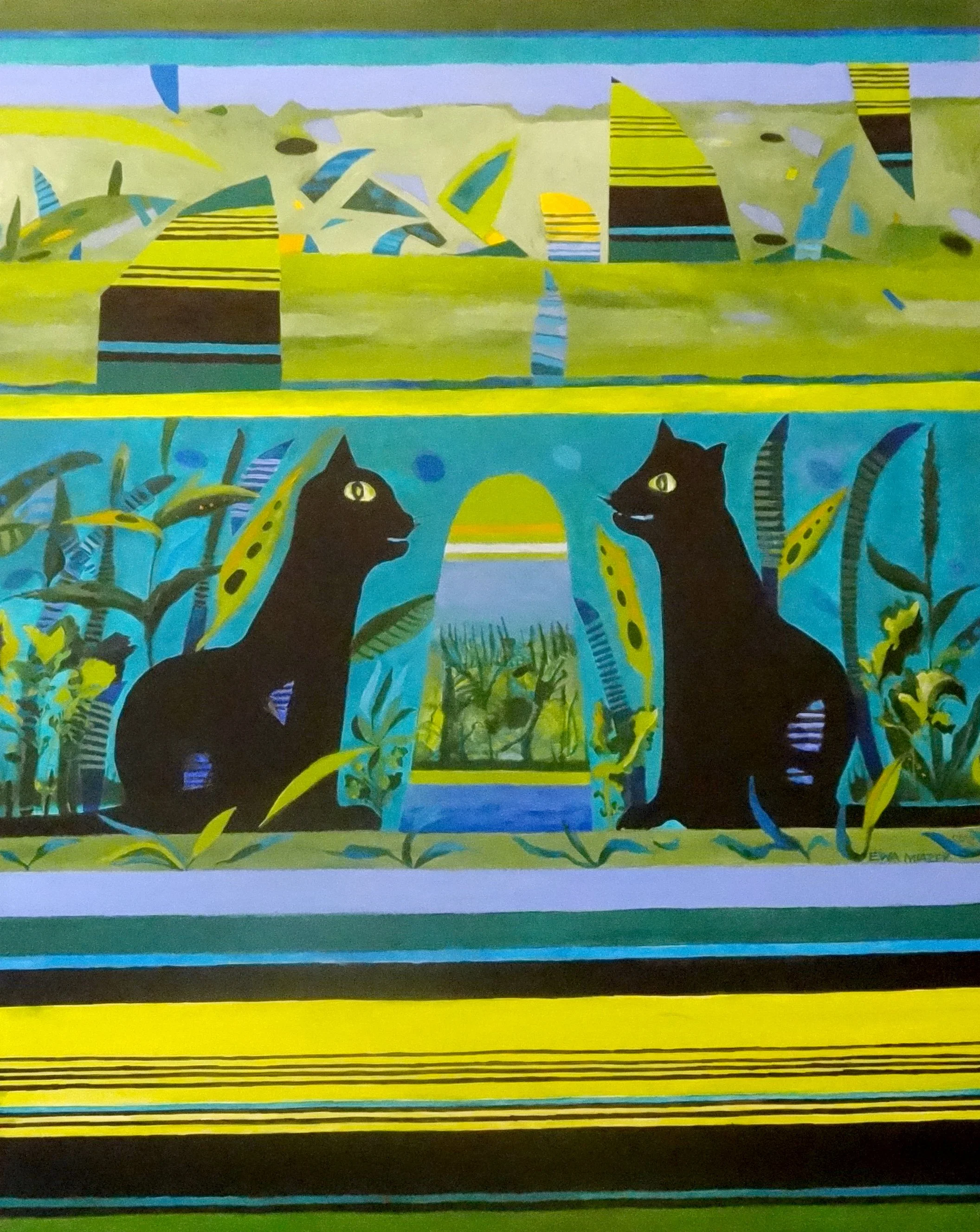 Two Black Cats