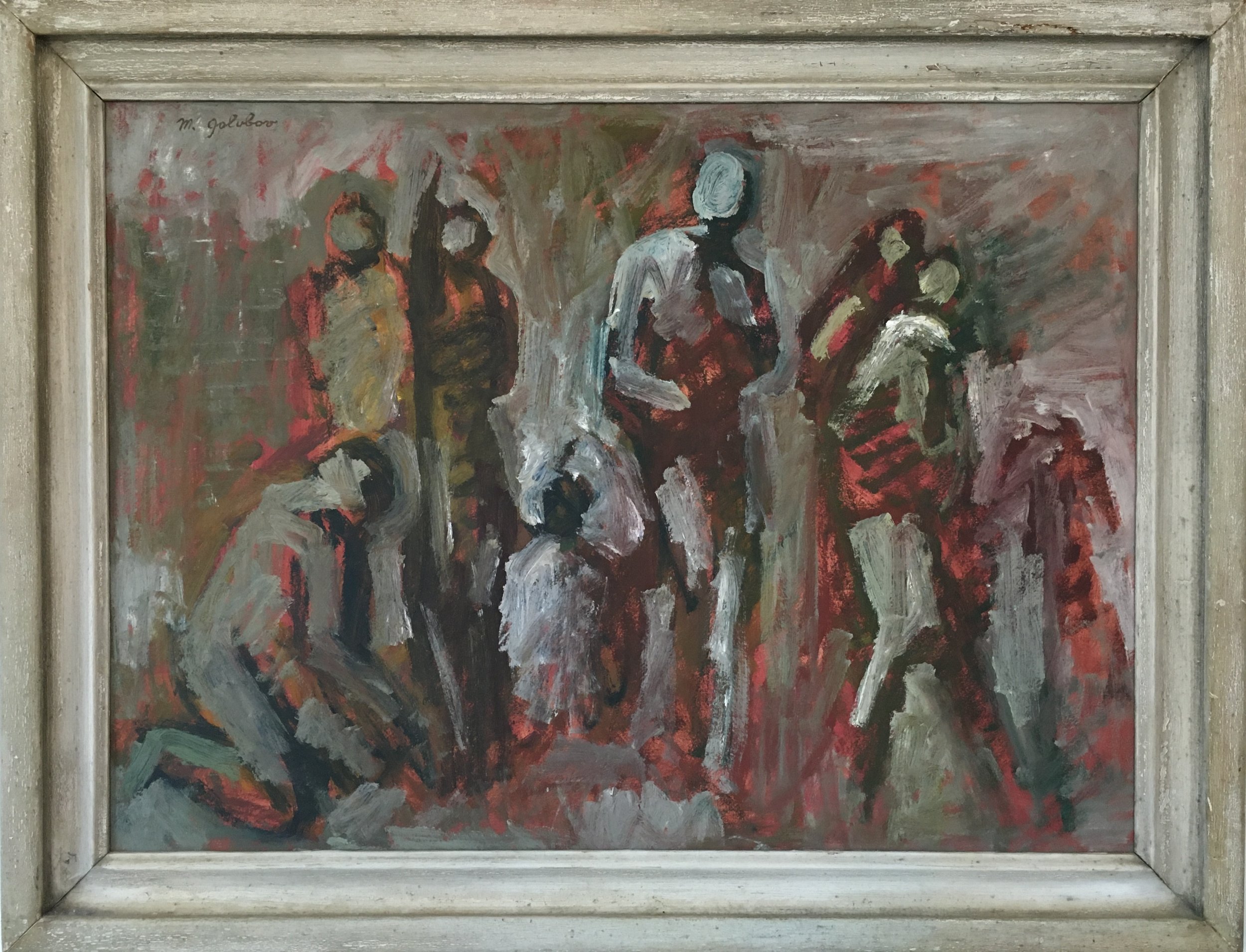 Untitled Abstract Figures, Maurice Golubov