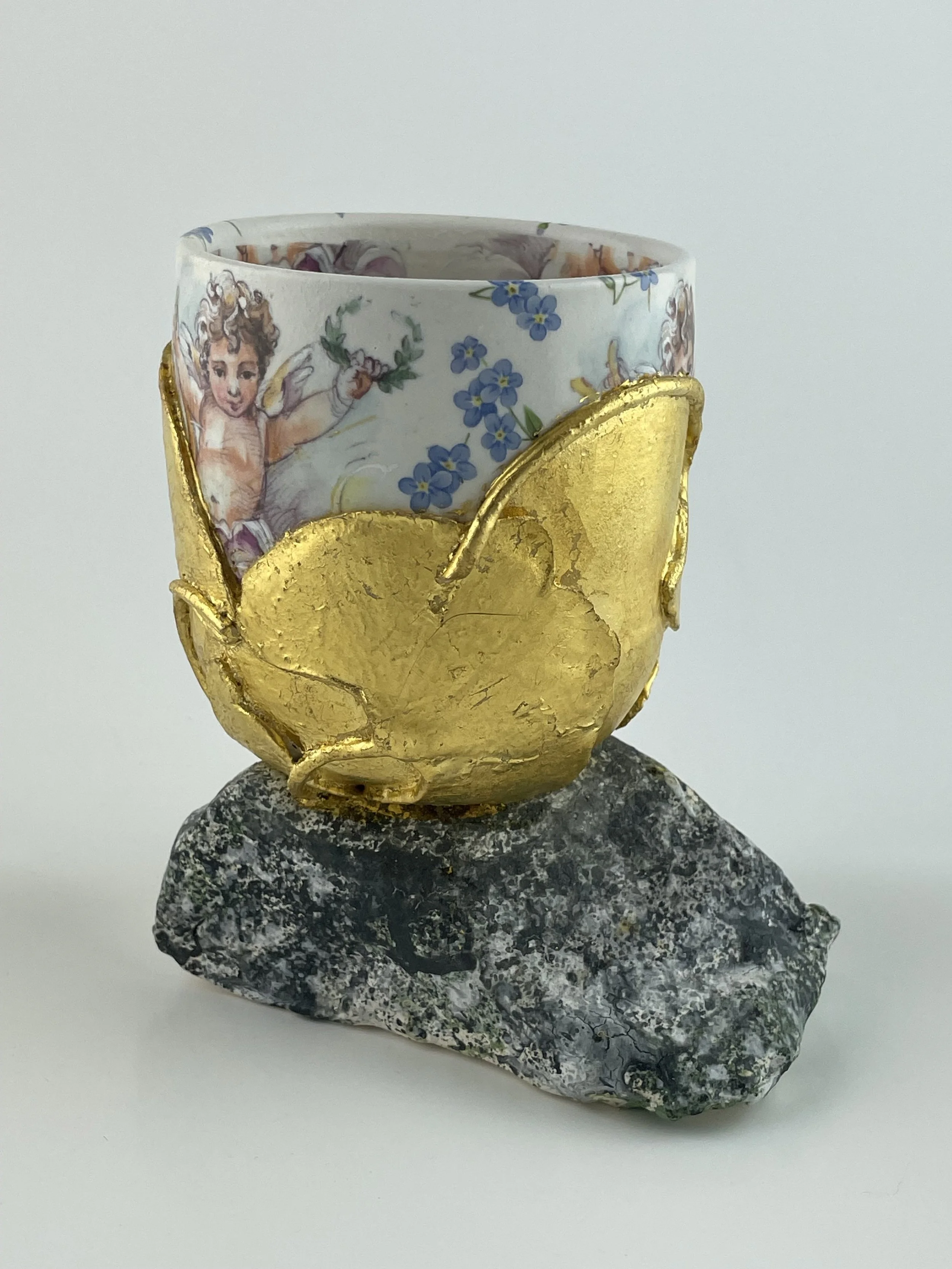 Pot On a Rock - Celebration of Putti in Blue Garden 2 of 3.jpg