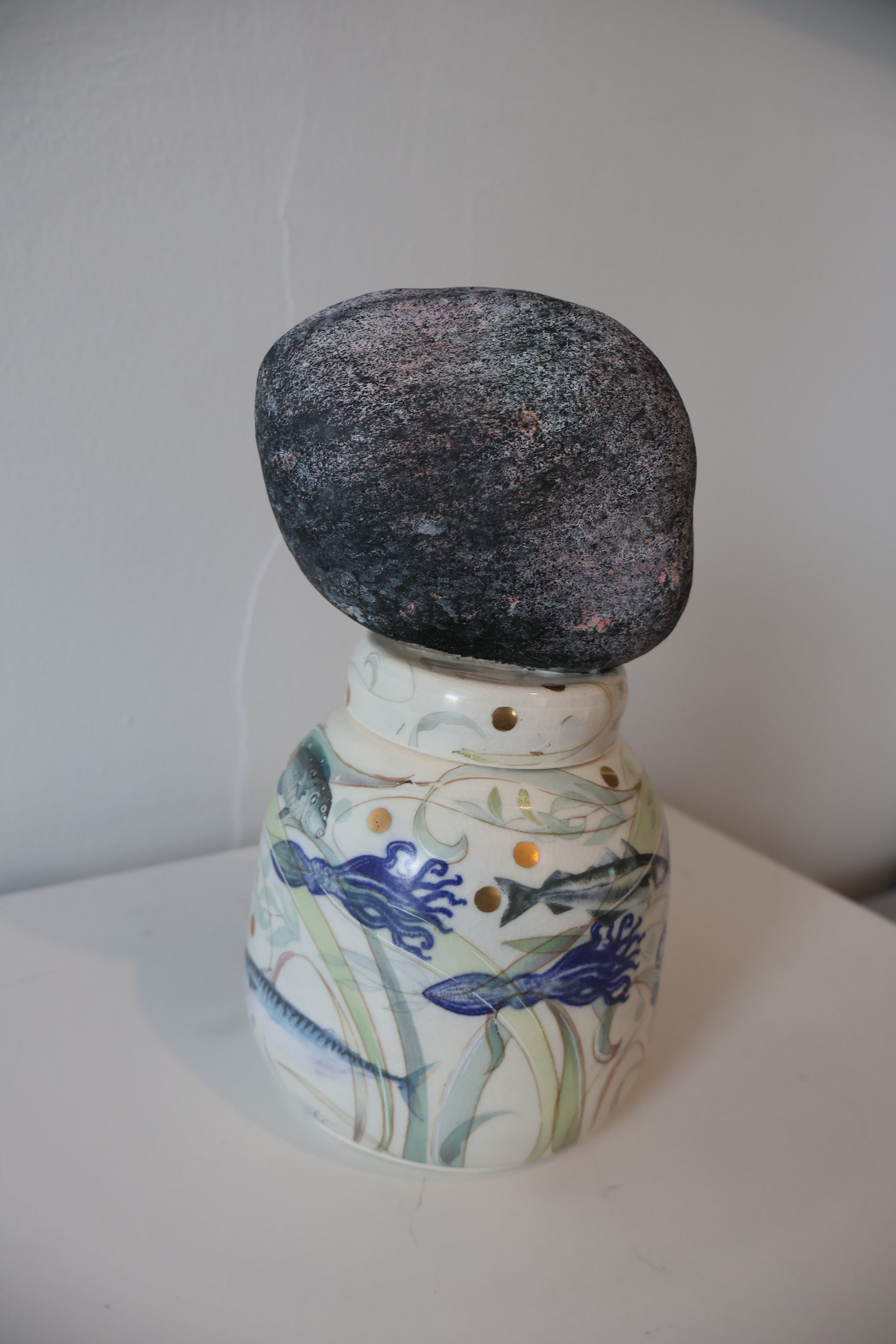 Rock on a Pot - Ginger Jar Under the Sea
