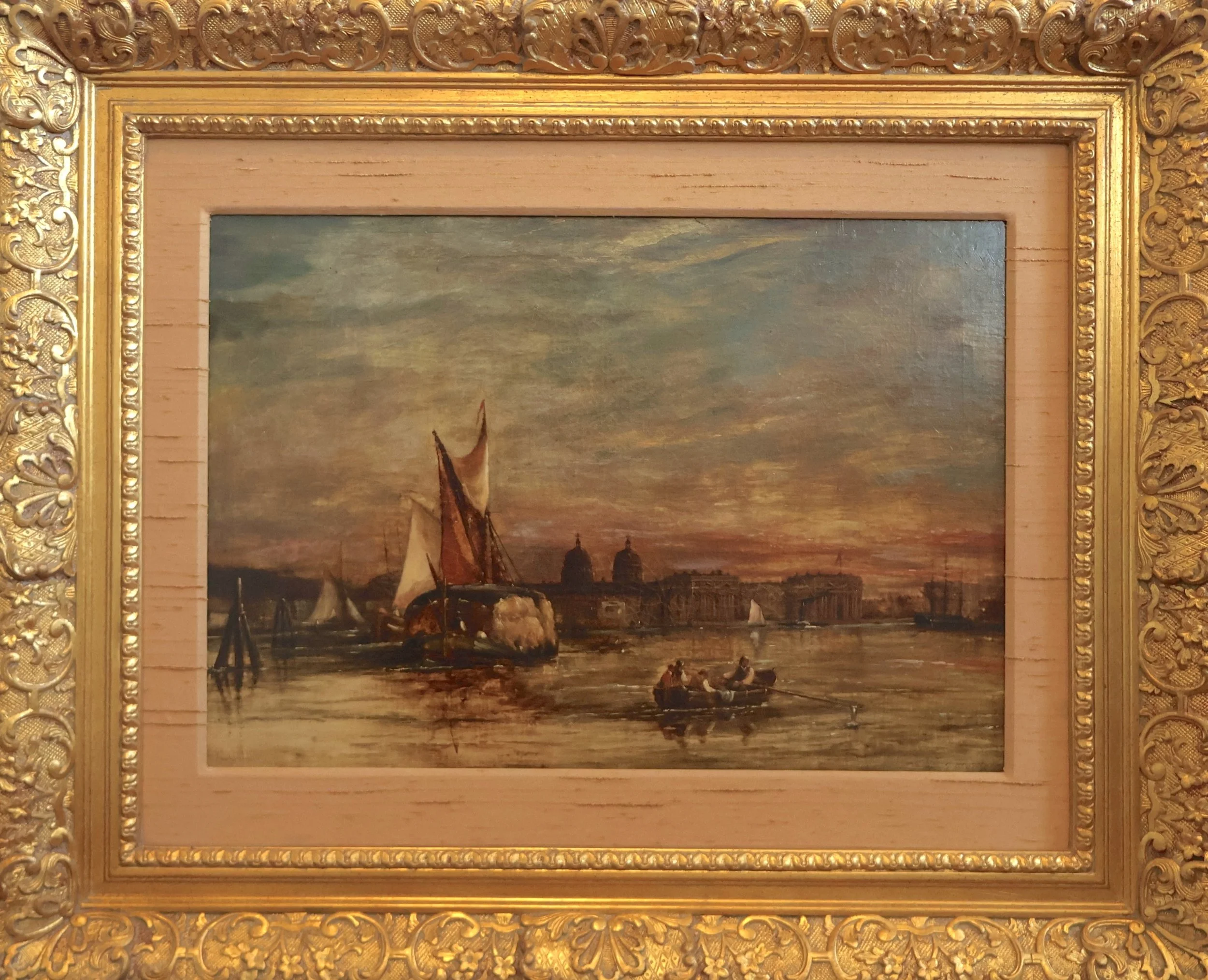 View of Greenwich Palace on the Thames