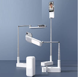 POHOVE Extendable Selfie Stand Foldable Selfie Light
