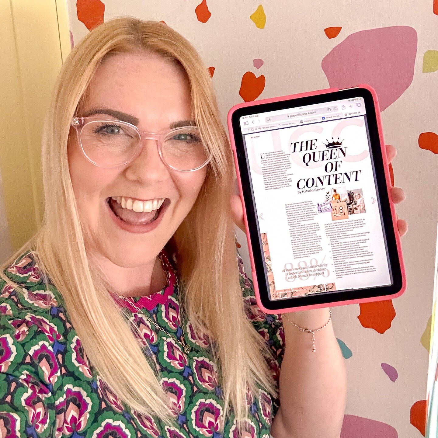 Today Edition 26 of @brandyou_magazine went live, and I'm honoured to say I am an Edition 26 columnist alongside some incredible women!

My article is about User Generated Content (UGC), The Queen of content!

UGC is now essential to any business's d