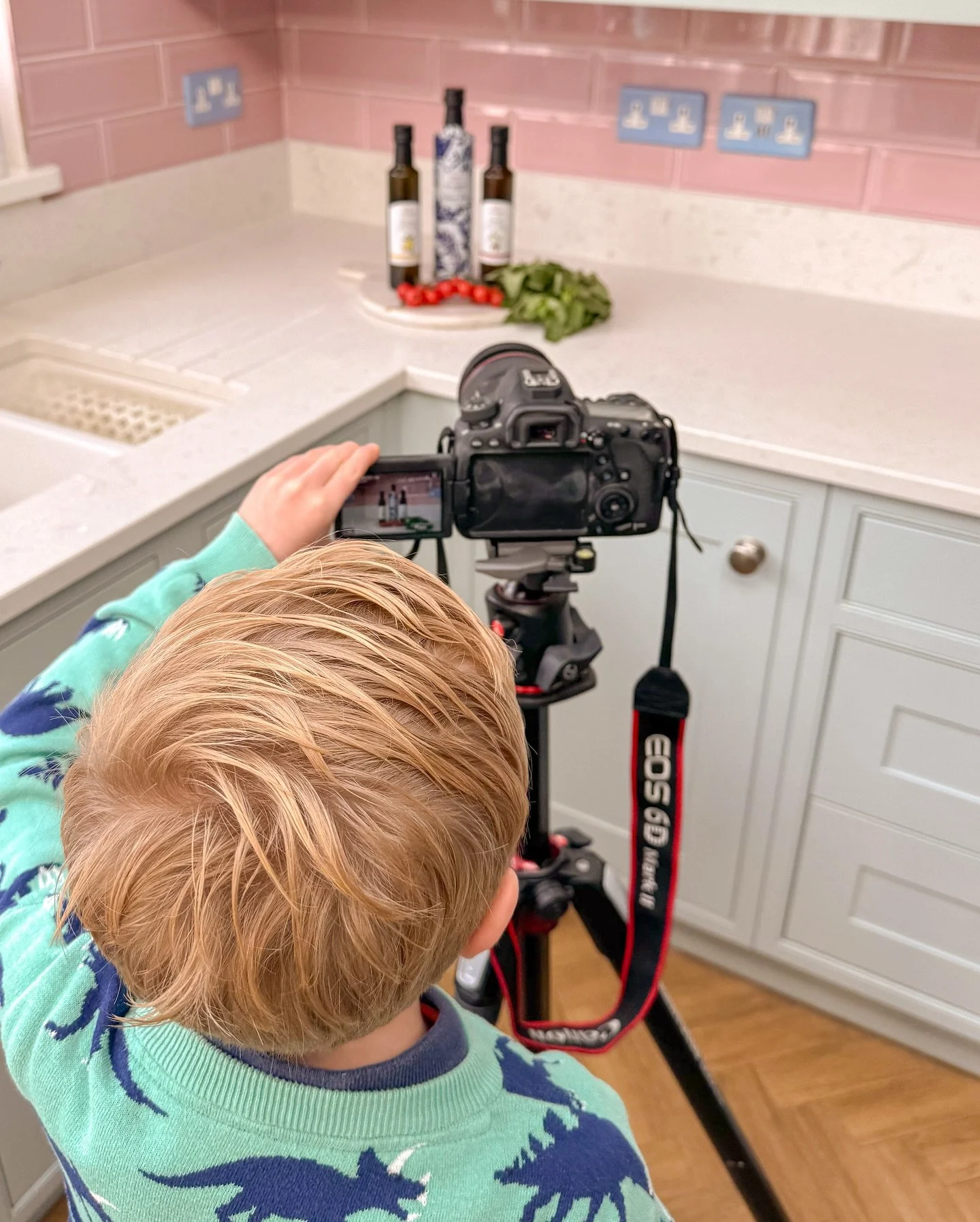 Lucky enough to have a little assitant with me today shooting for @riolargooliveestate for my @internationaltradecentre contract 🩷

#contentcreator #digitalmarketing #productphotographer