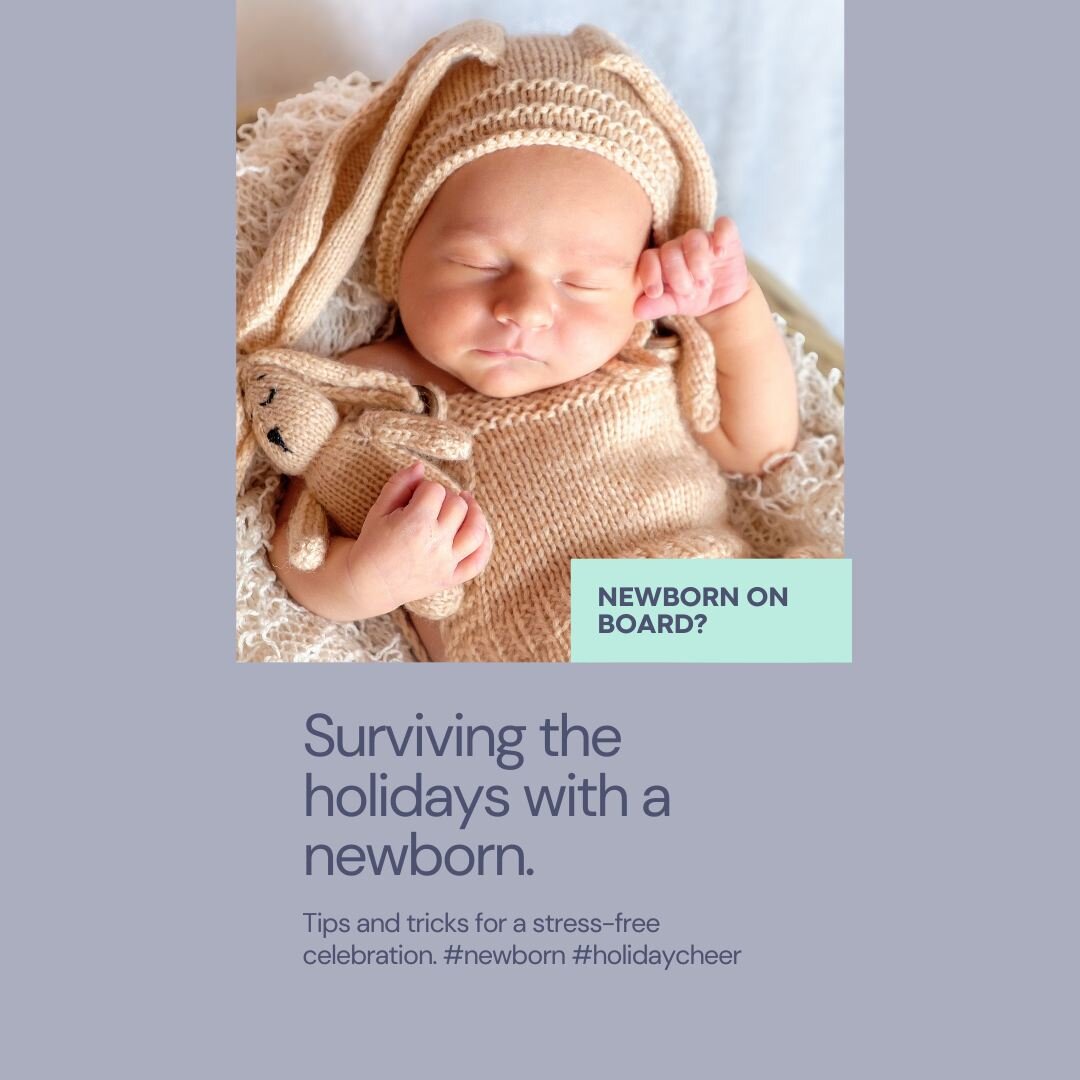 Hey awesome parents! Surviving the holidays with a newborn? 🎄❤️ As a lactation consultant in Morehead City, NC, here are my tips, including a crucial one: setting boundaries with family and sticking to them!

Plan Ahead: Schedule feeds around festiv