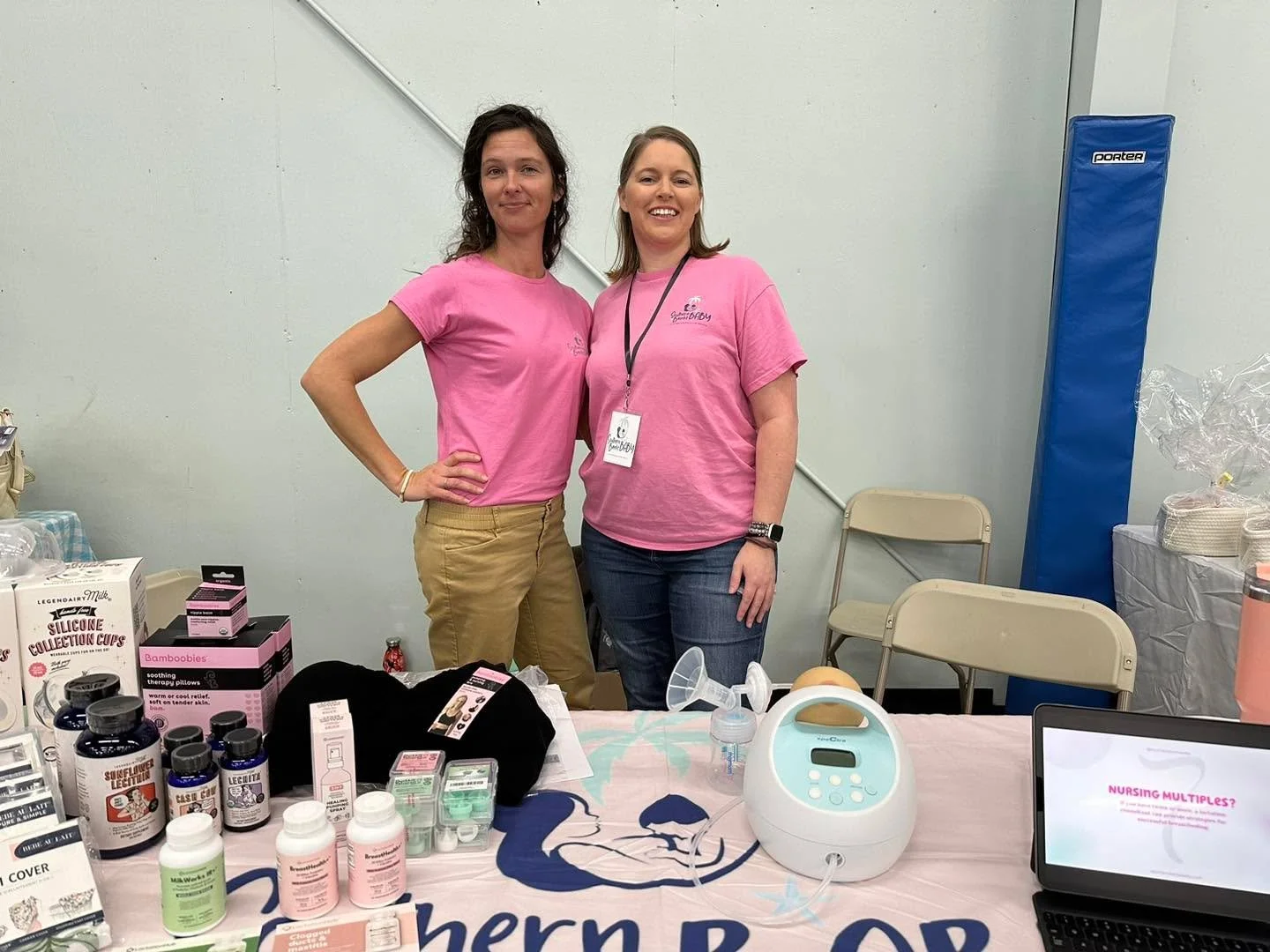 We are here at the first ever Beach Baby Expo in Emerald Isle!! Come see us!!