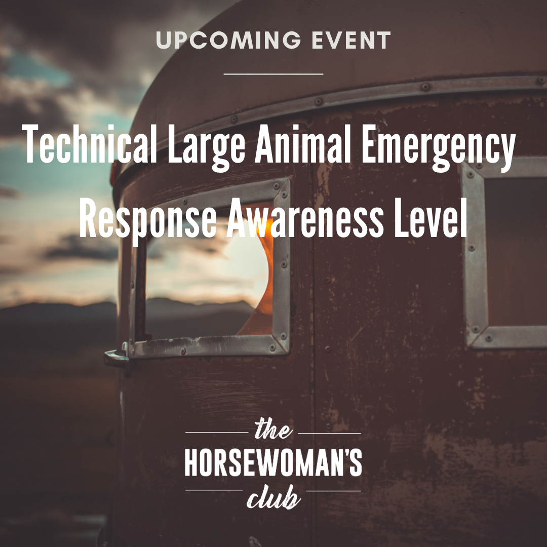 Technical Large Animal Emergency Rescue AWARENESS 3 Day Course