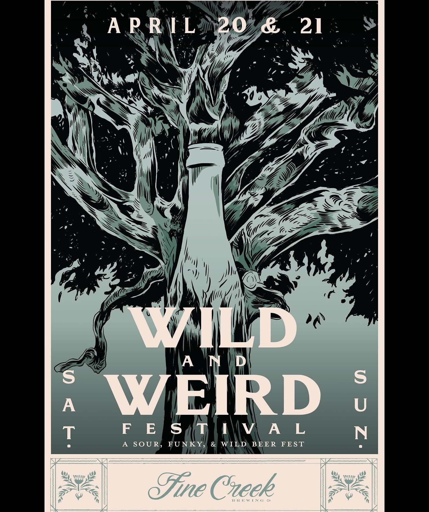 Mieza Blendery is finally starting to leave the cave! 

We are excited to announce we will be pouring at @finecreekbrewing &rsquo;s Wild and Weird Festival 4/20-4/21. 

Come say hi and check out all the other Virginia producers attending.

Cheers