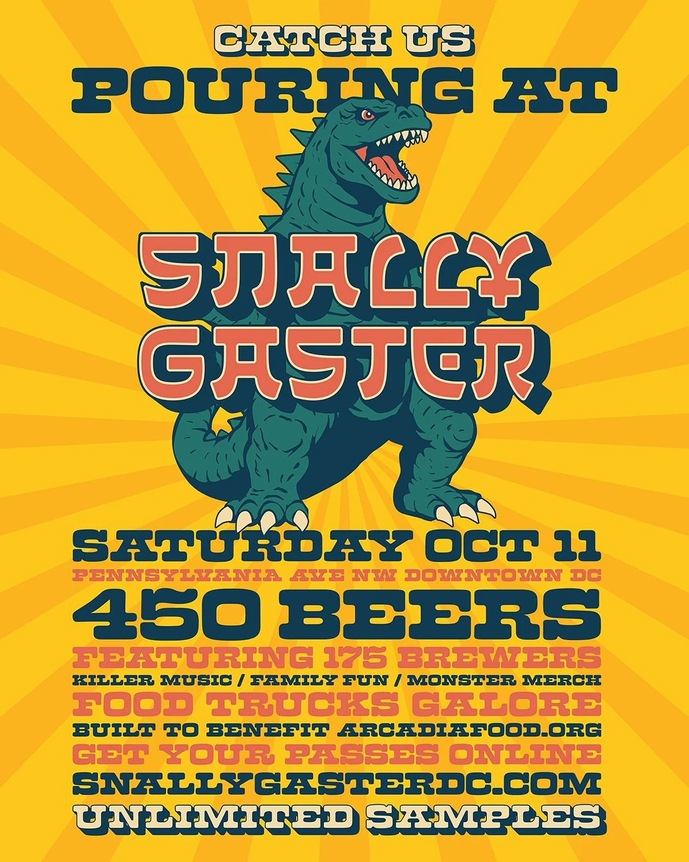 A reminder to come check us out @snallygasterdc oct 11th.  We will be pouring some pretty awesome blends not available in the tap room.  Tickets are still available. Cheers