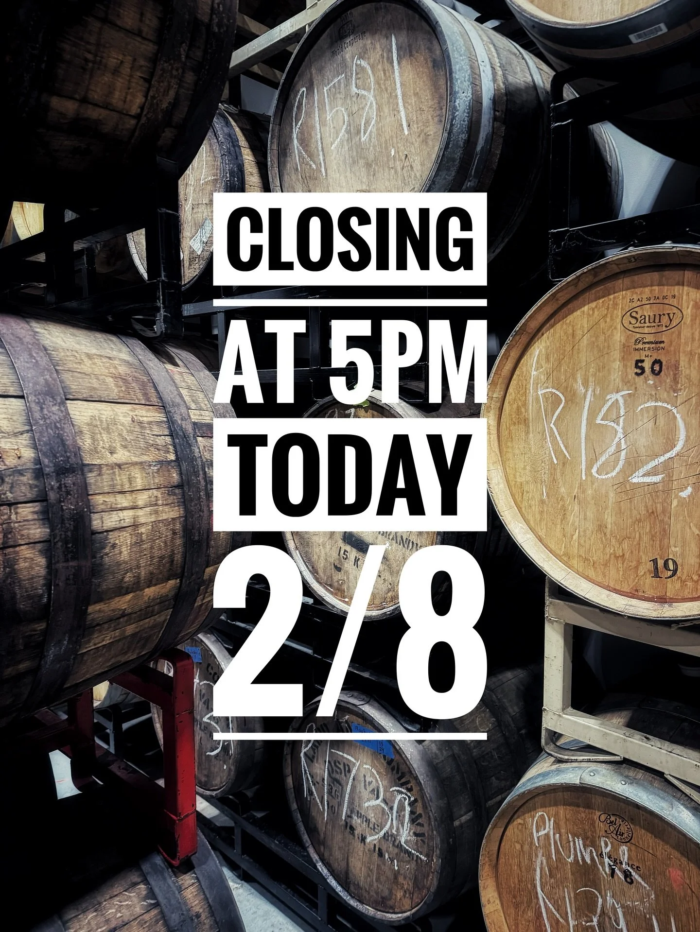 In general, we like not having TVs at the blendery. But every once in a while we&rsquo;d like to scurry off and find one.  Come say hi and grab some bottles before the Super Bowl.  Closing at 5pm today.